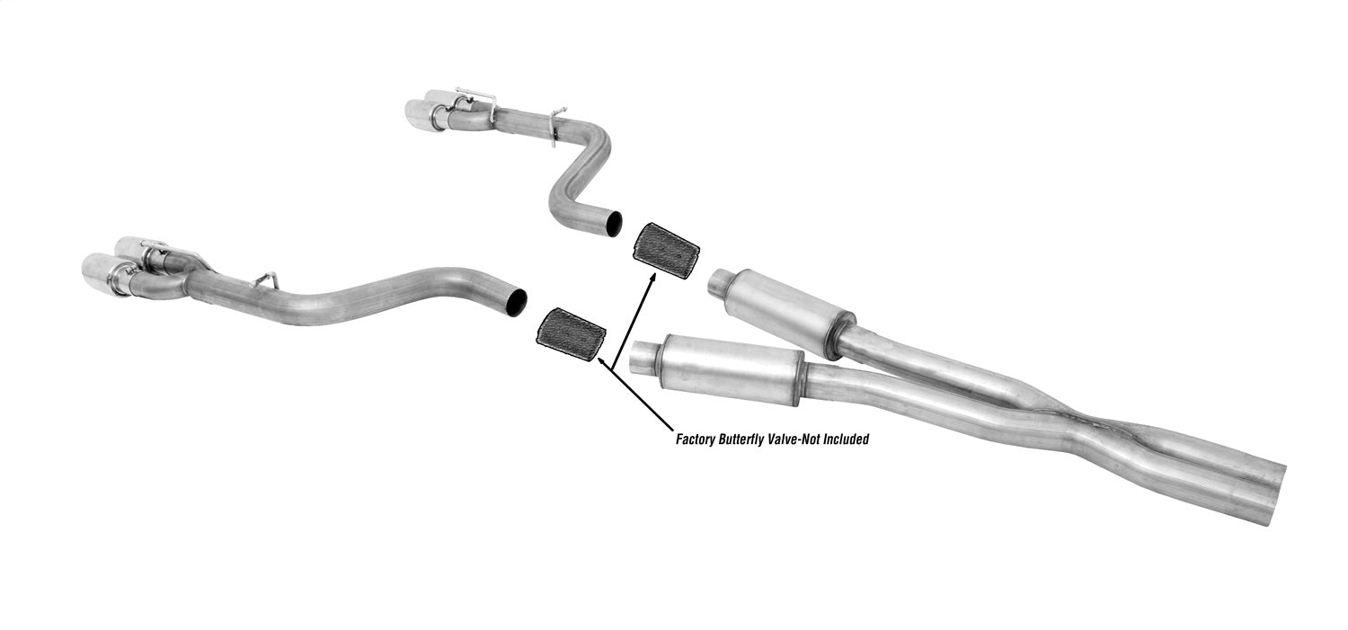 Gibson Performance Exhaust 617010 Cat-Back Dual Exhaust System; Stainless Gibson Performance Exhaust 617010