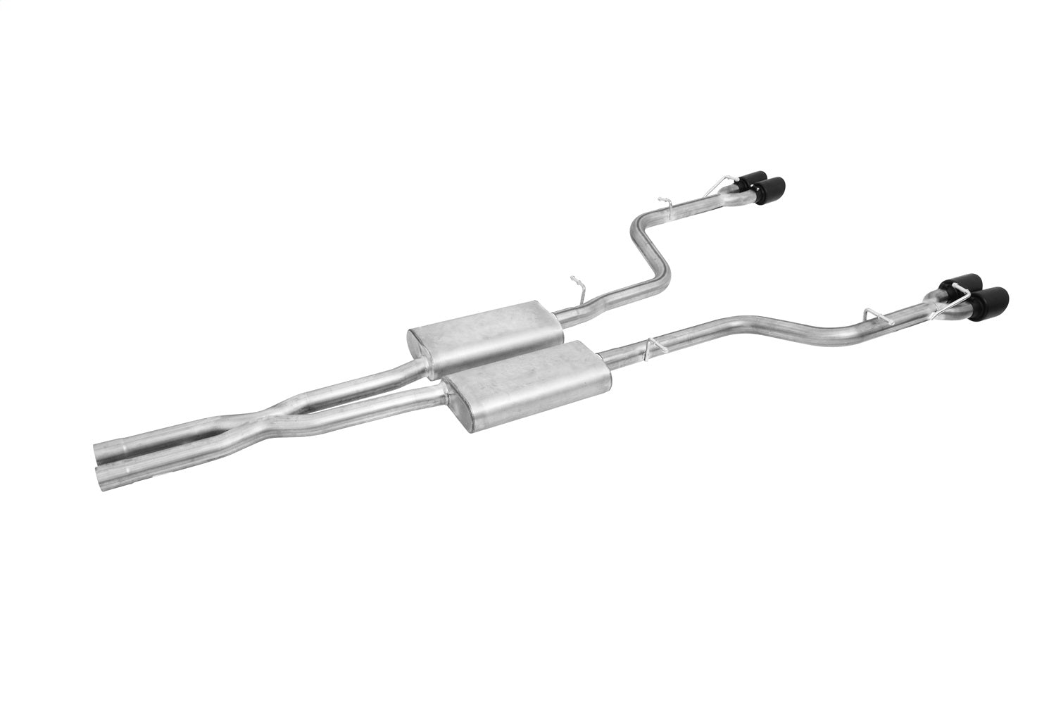 Gibson Performance Exhaust 617012-B Cat-Back Dual Exhaust System; Black Ceramic Gibson Performance Exhaust 617012-B