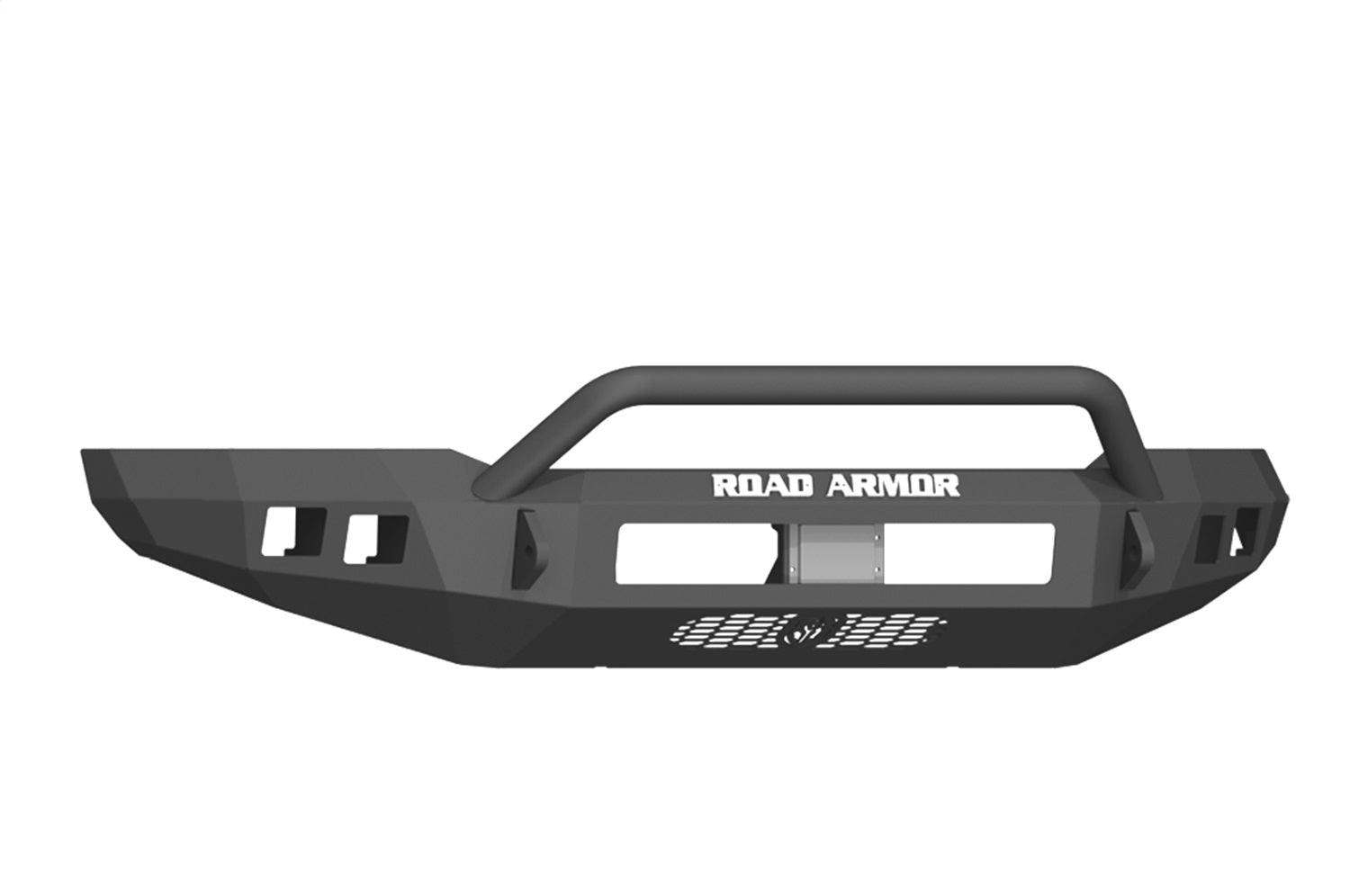 Road Armor 6171F4B-NW Stealth Non-Winch Front Bumper; Pre-Runner Guard; Satin Black; Road Armor 6171F4B-NW