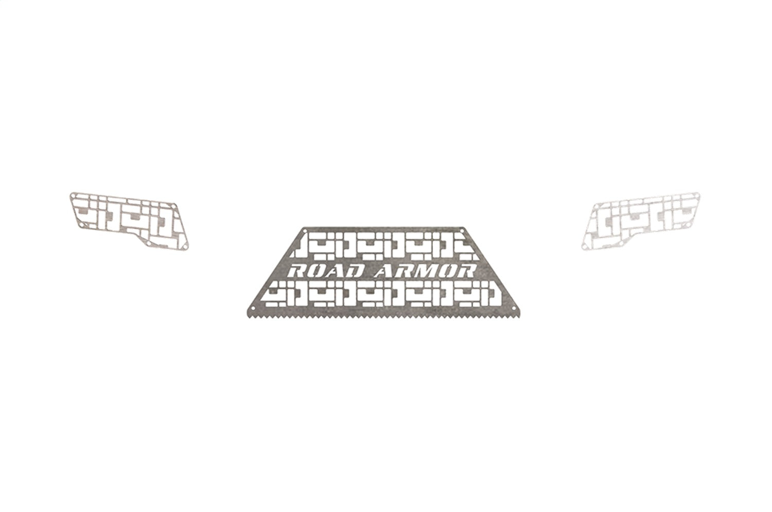 Road Armor 6172DRMD Identity Rear Bumper Components; Identity Mesh; Raw Stainless Steel; Road Armor 6172DRMD
