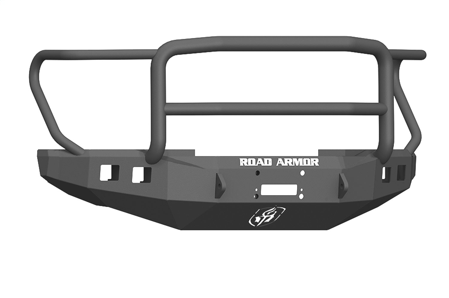 Road Armor 61745B Stealth Winch Front Bumper; Lonestar Guard; Satin Black; For Wide Flare Models; Road Armor 61745B
