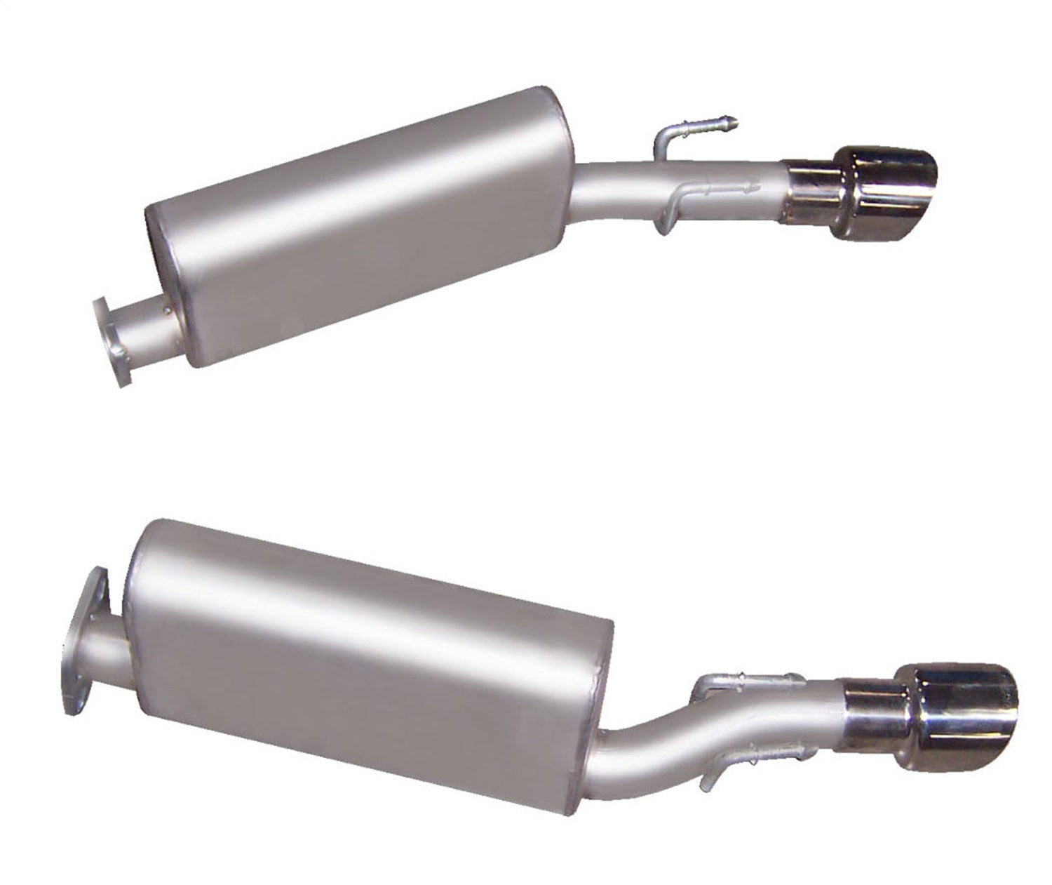 Gibson Performance Exhaust 618000 Axle Back Dual Exhaust System; Stainless Gibson Performance Exhaust 618000
