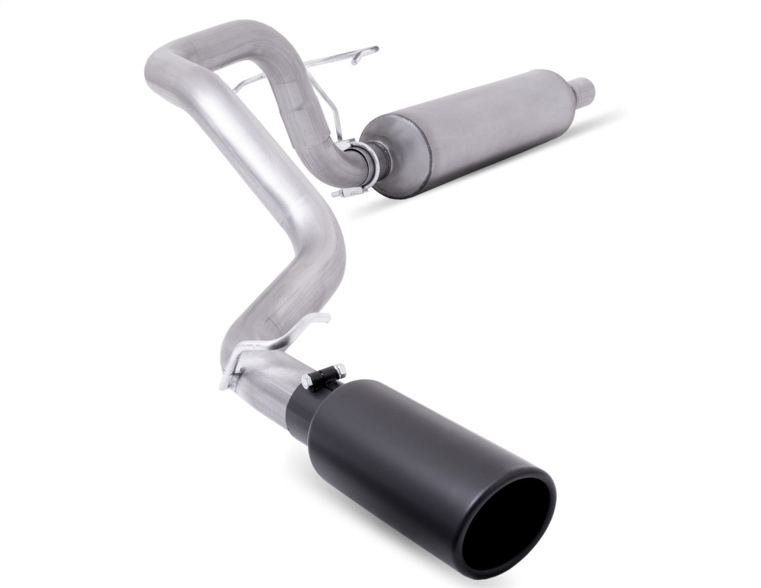 Gibson Performance Exhaust 618100-B Black Elite Cat-Back Single Exhaust System; Stainless Gibson Performance Exhaust 618100-B