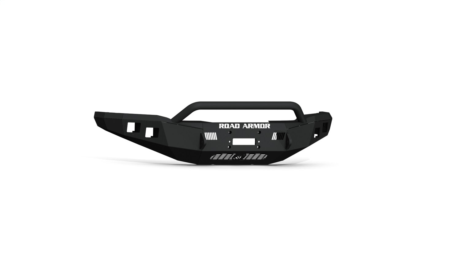 Road Armor 6181F4B Stealth Winch Front Bumper; Pre-Runner Guard; Satin Black; Road Armor 6181F4B