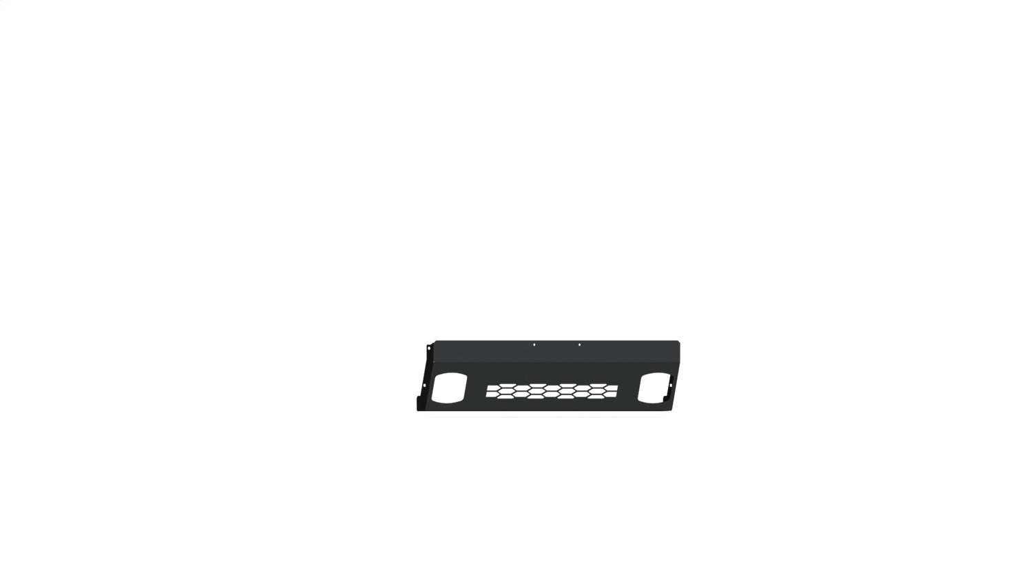 Road Armor 6181V-NWP Vaquero Replacement Winch Mount Cover; Front; Satin Black; Road Armor 6181V-NWP