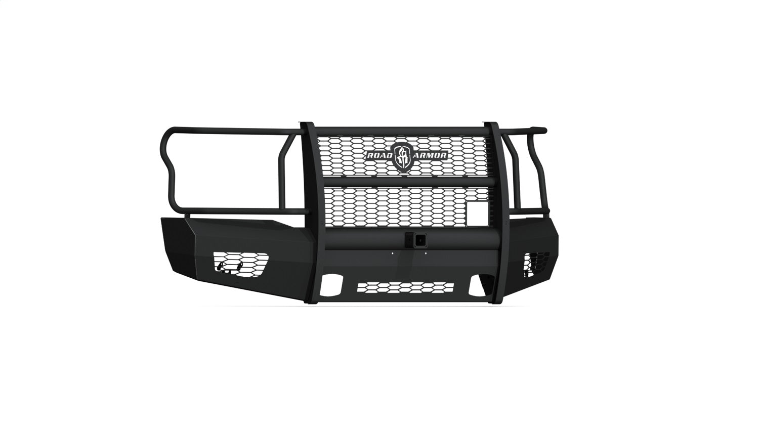 Road Armor 6181VF26B Vaquero Non-Winch Front Bumper; Full Guard; 2 in. Receiver; Satin Black; Road Armor 6181VF26B