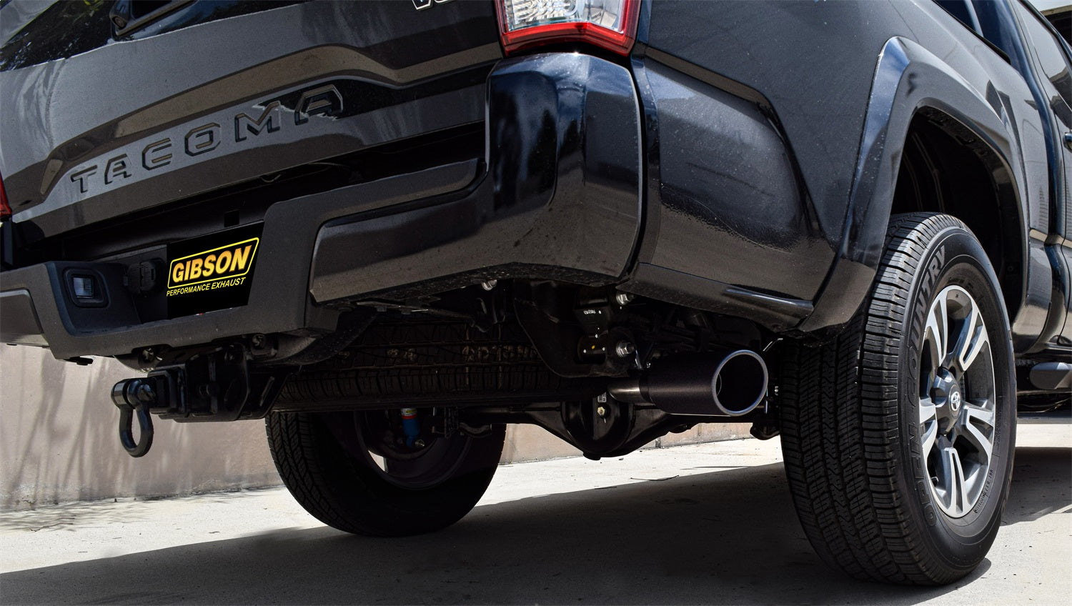 Gibson Performance Exhaust 618819B Black Elite Cat-Back Single Exhaust System; Stainless Gibson Performance Exhaust 618819B