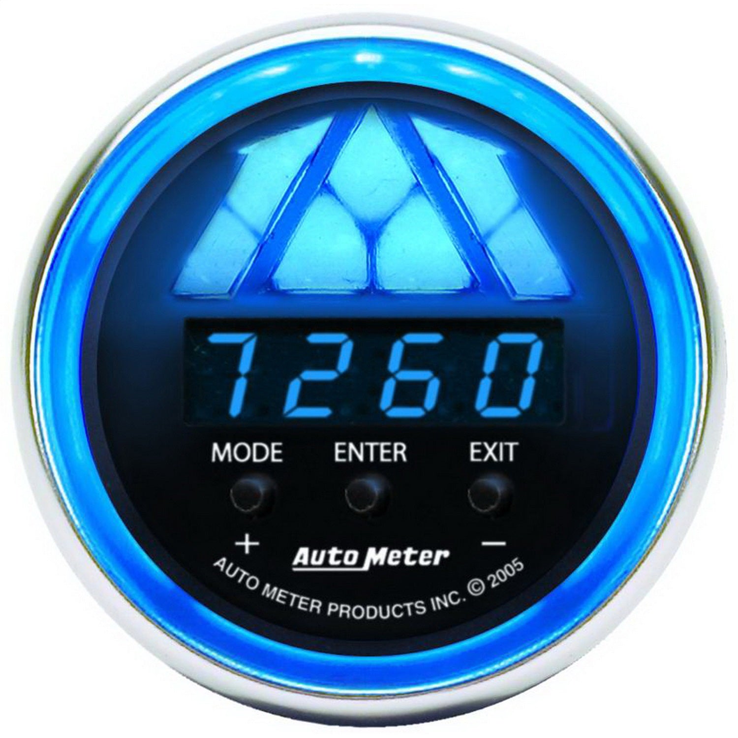 AutoMeter 6188 GAUGE; SHIFT LIGHT; DIGITAL RPM W/MULTI-COLOR LED LIGHT; DPSS LEVEL 2; COBALT AutoMeter 6188