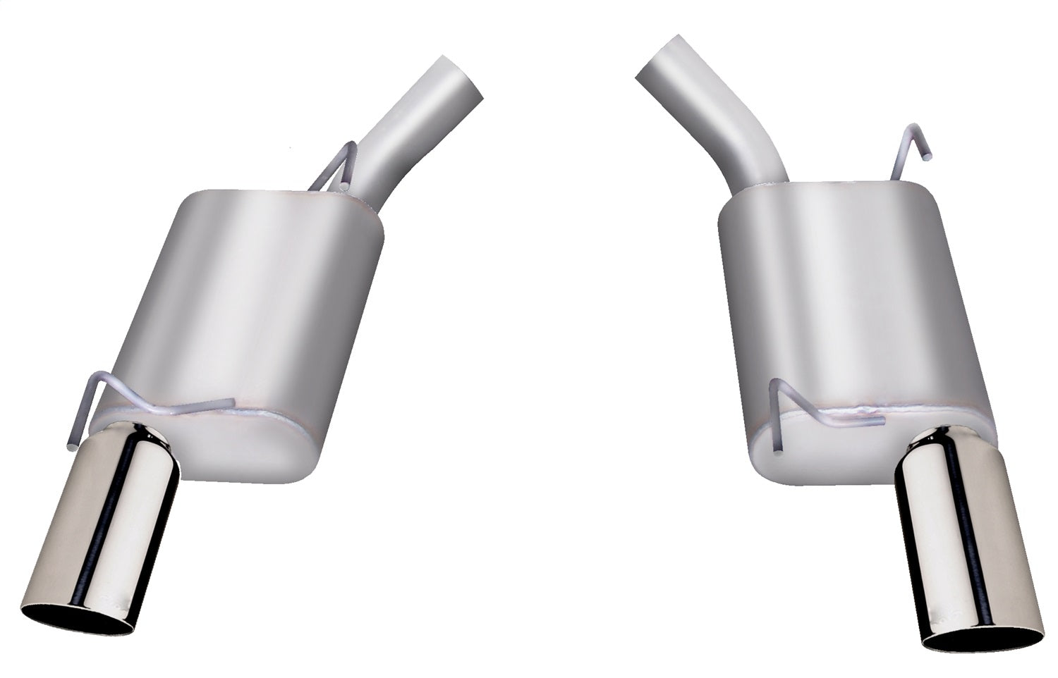 Gibson Performance Exhaust 619001 Axle Back Dual Exhaust System; Stainless Gibson Performance Exhaust 619001