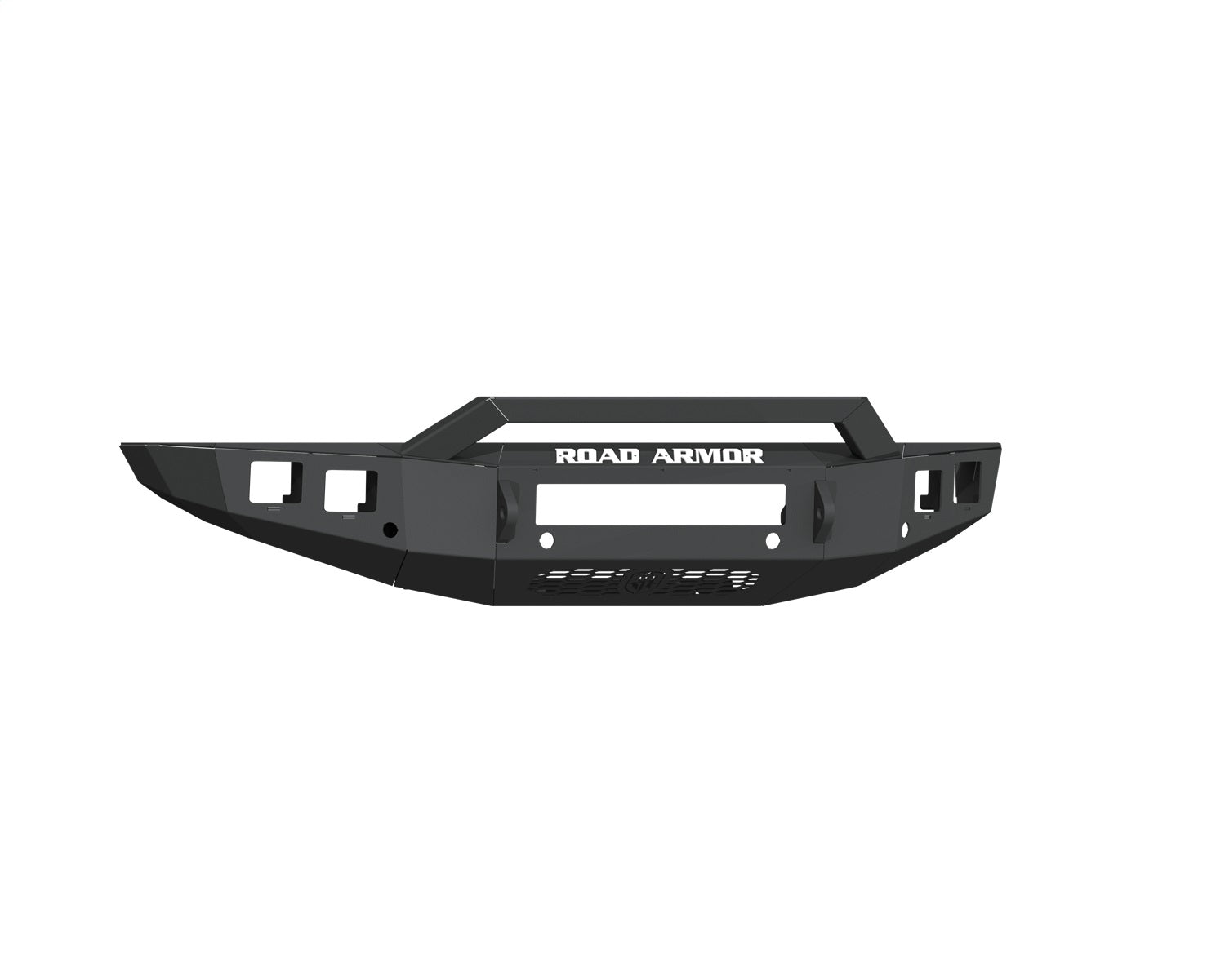 Road Armor 6191F3B-NW Stealth Non-Winch Front Bumper; Sheet Metal; Pre-Runner Guard; Texture Black; Road Armor 6191F3B-NW