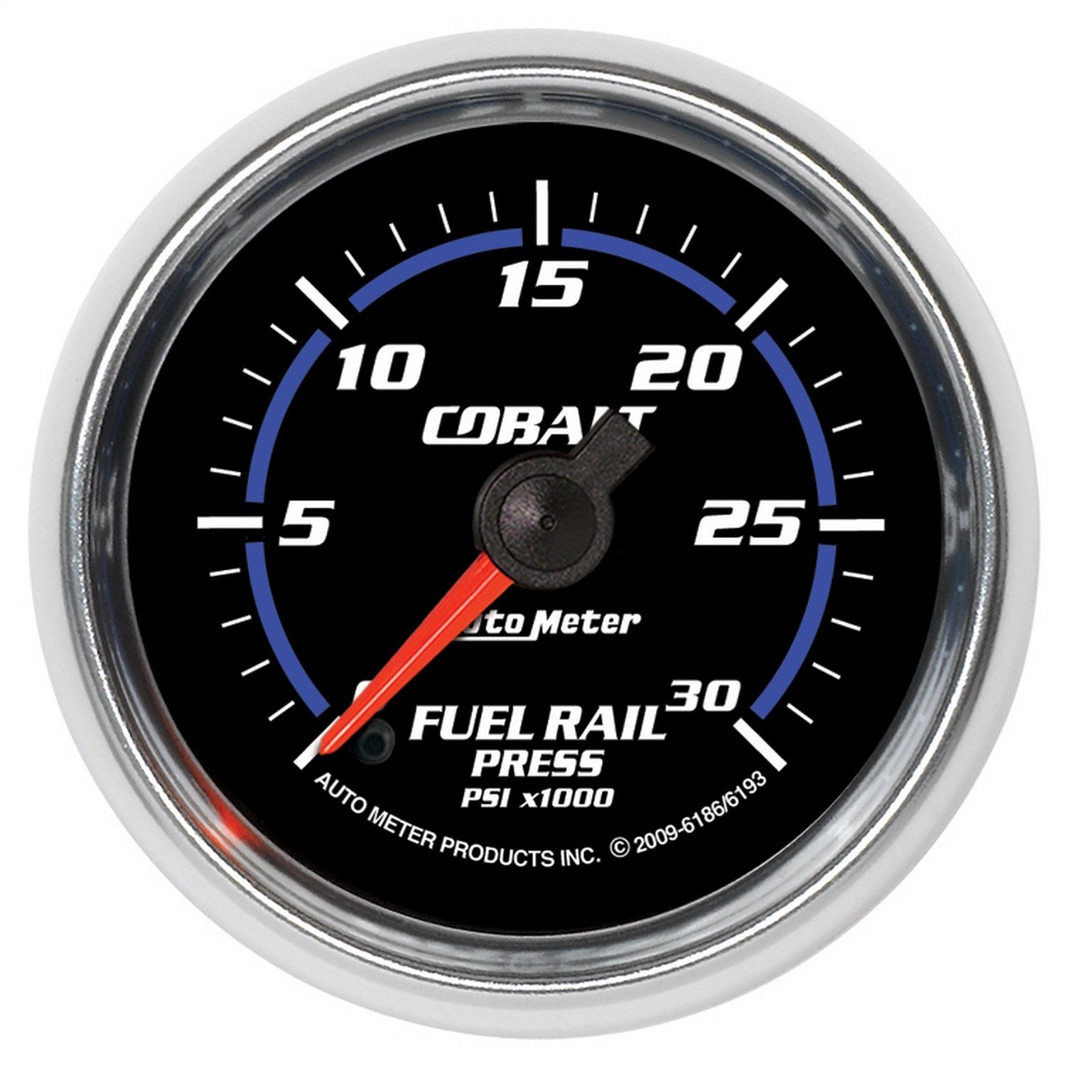 AutoMeter 6193 GAUGE; RAIL PRESSURE (RAM 6.7L); 2 1/16in.; 30KPSI; DIGITAL STEPPER MOTOR; COBAL AutoMeter 6193