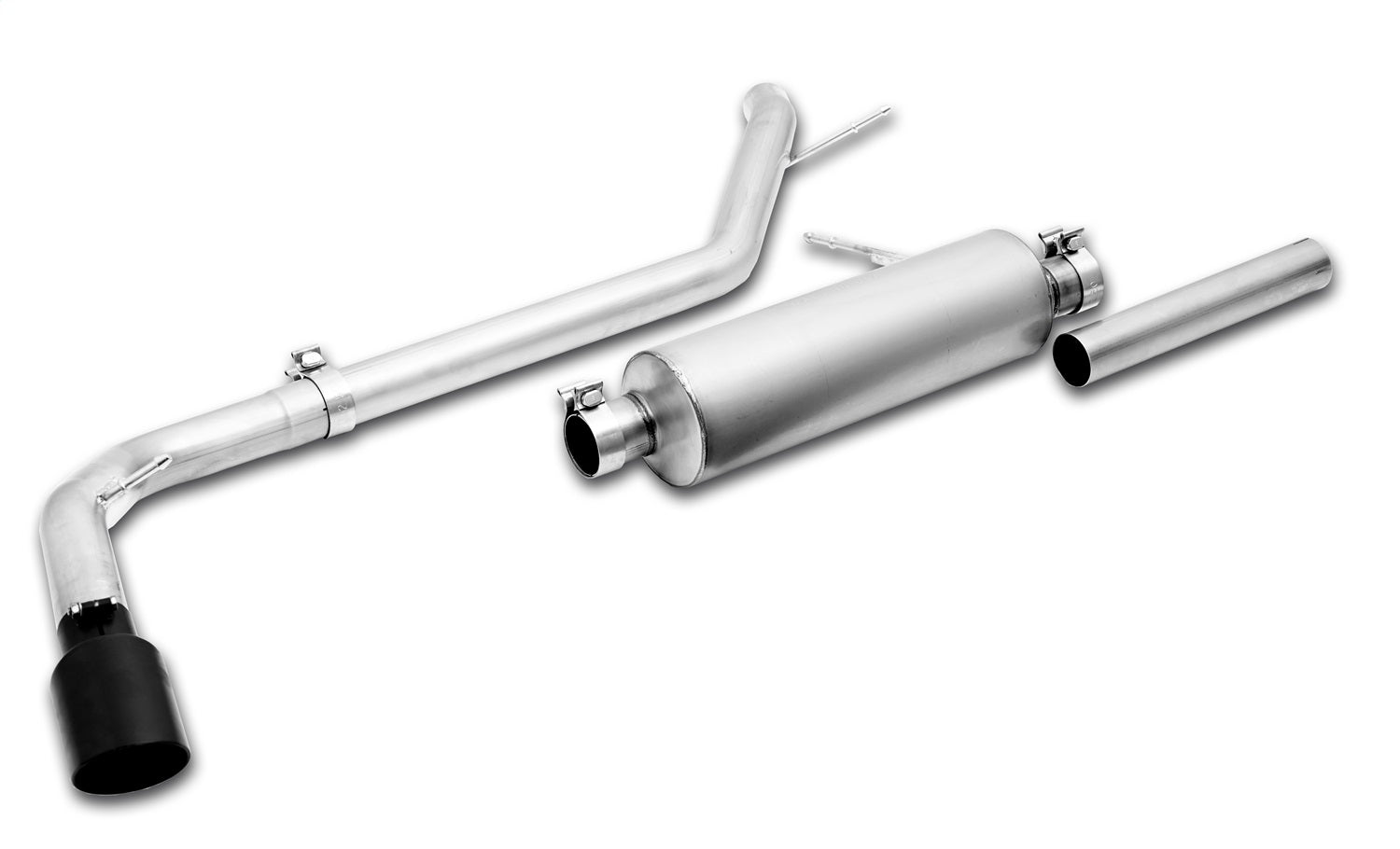Gibson Performance Exhaust 619719B Black Elite Cat-Back Single Exhaust System; Stainless Gibson Performance Exhaust 619719B