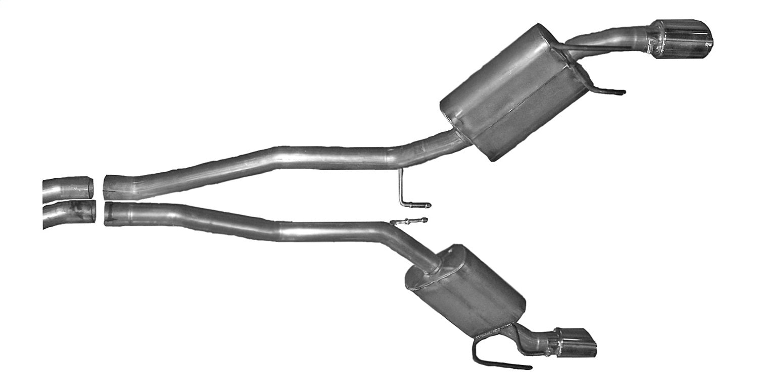 Gibson Performance Exhaust 620002 Cat-Back Dual Exhaust System; Stainless Gibson Performance Exhaust 620002