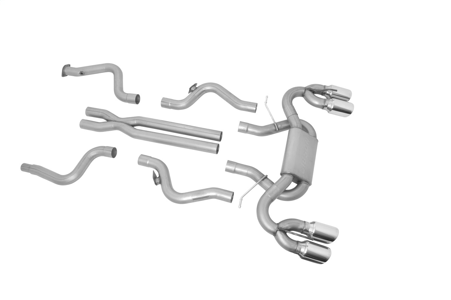 Gibson Performance Exhaust 620006 Cat-Back Dual Exhaust System; Stainless Gibson Performance Exhaust 620006