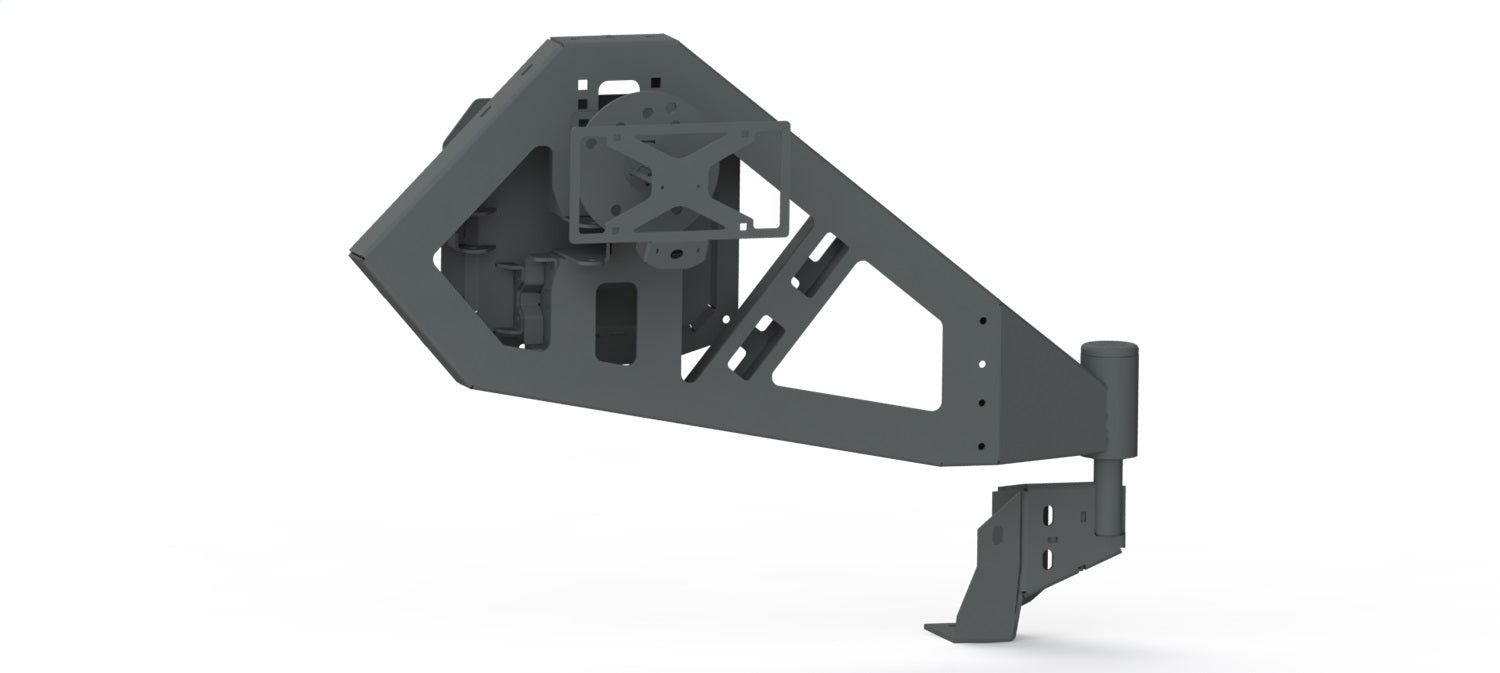Road Armor 6213R-TC Stealth Tire Carrier Assembly; Rear; Texture Black; Road Armor 6213R-TC