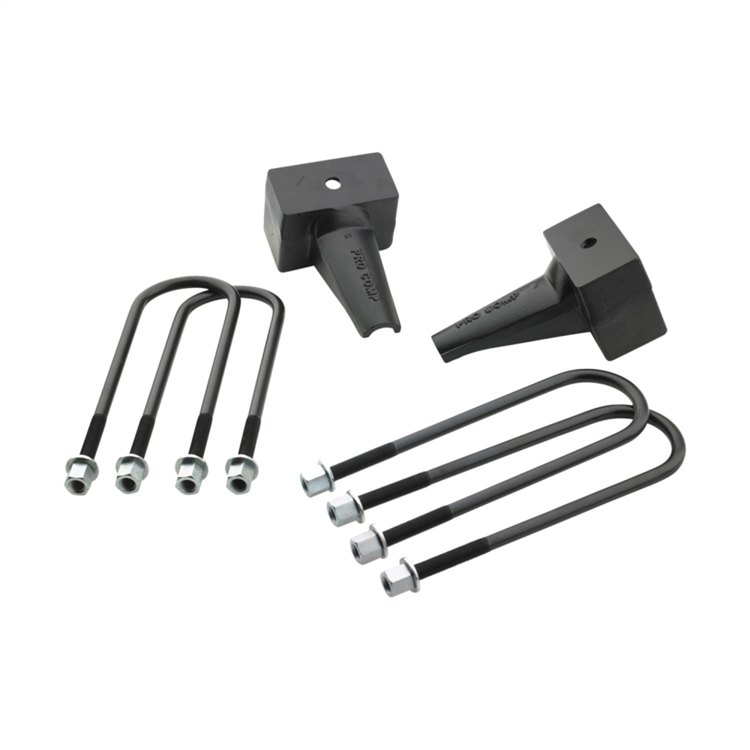 Pro Comp Suspension 62244 Level Lift Block With U-Bolt Kit Pro Comp Suspension 62244
