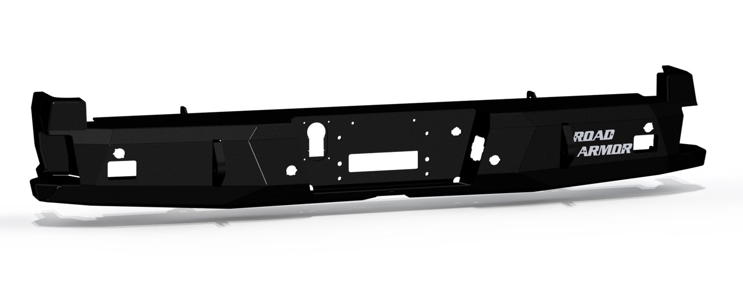 Road Armor 6232R0B Stealth Winch Rear Bumper; Textured Black; Road Armor 6232R0B