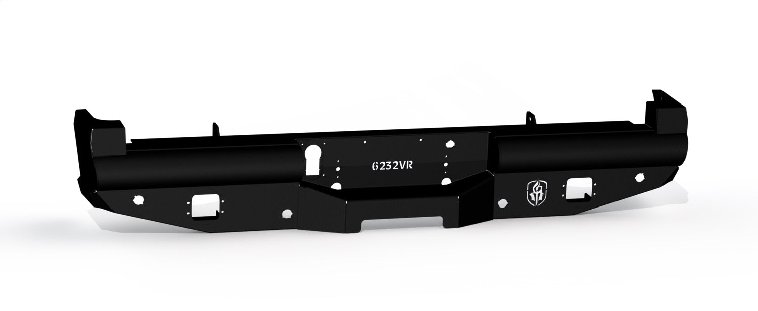 Road Armor 6232VR0B Vaquero Rear Bumper; Raw; Road Armor 6232VR0B