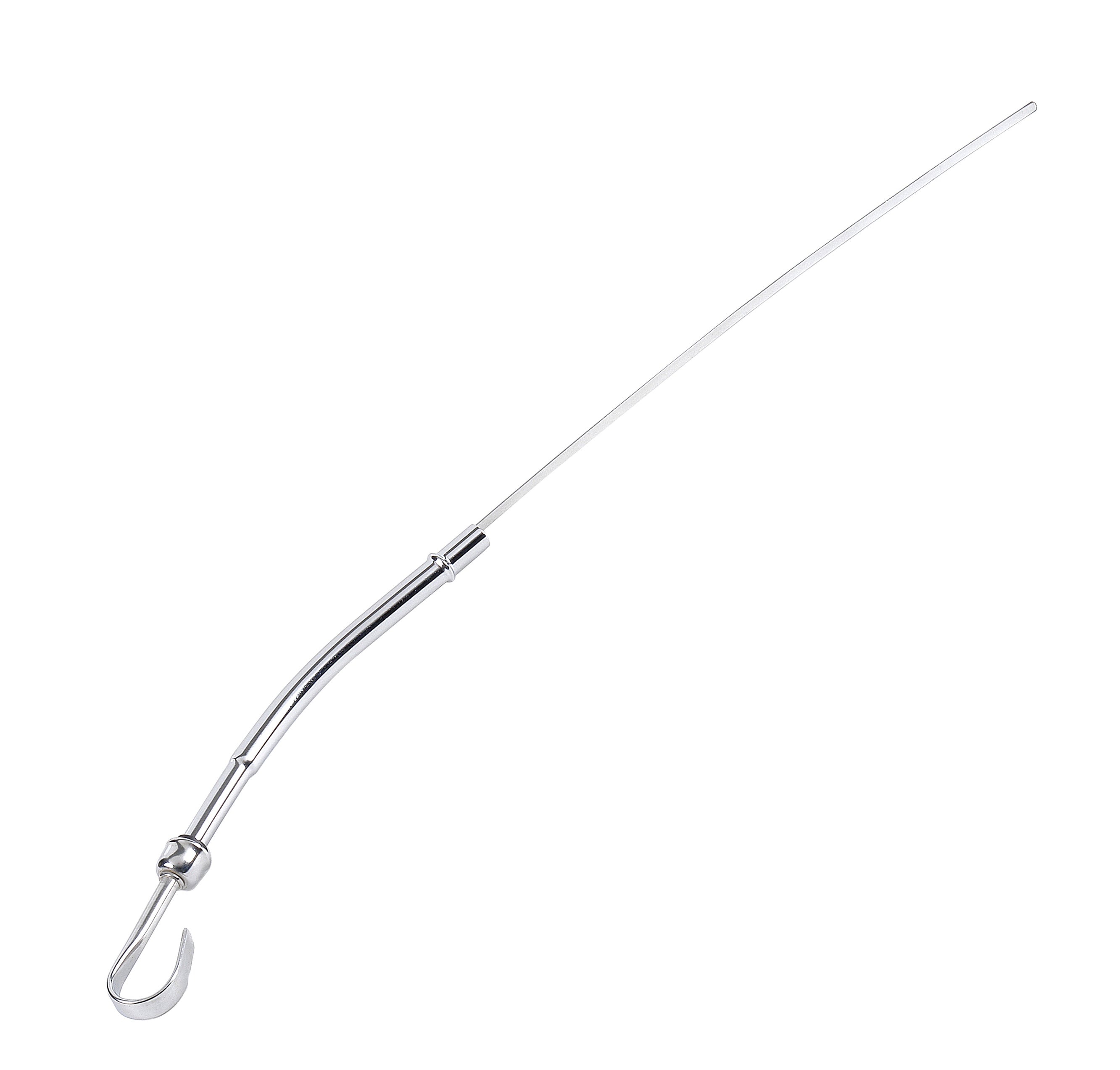 Mr Gasket 6235 Oil Dipstick And Tube; Chrome Plated; Block Mounted; Mr Gasket 6235