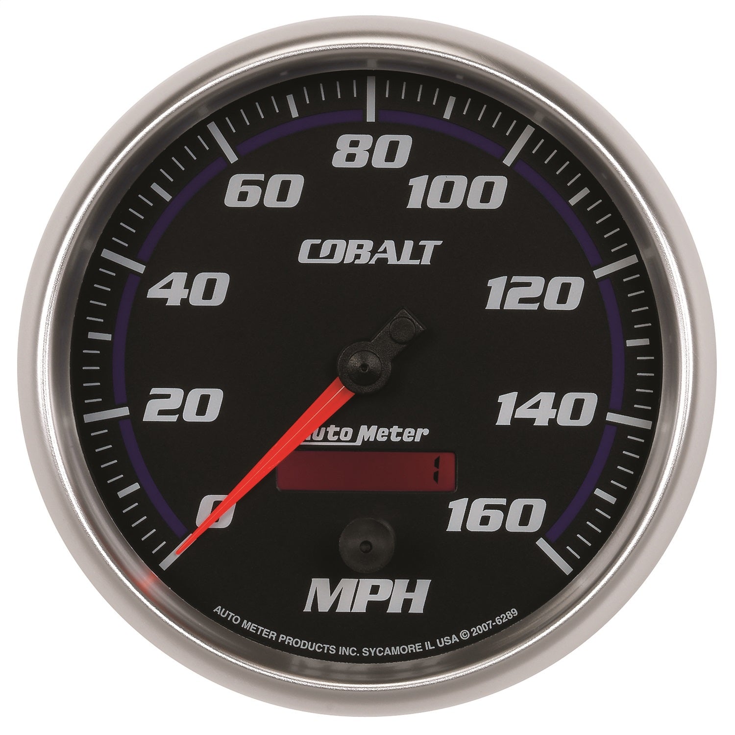 AutoMeter 6289 GAUGE; SPEEDOMETER; 5in.; 160MPH; ELEC. PROGRAMMABLE; COBALT AutoMeter 6289