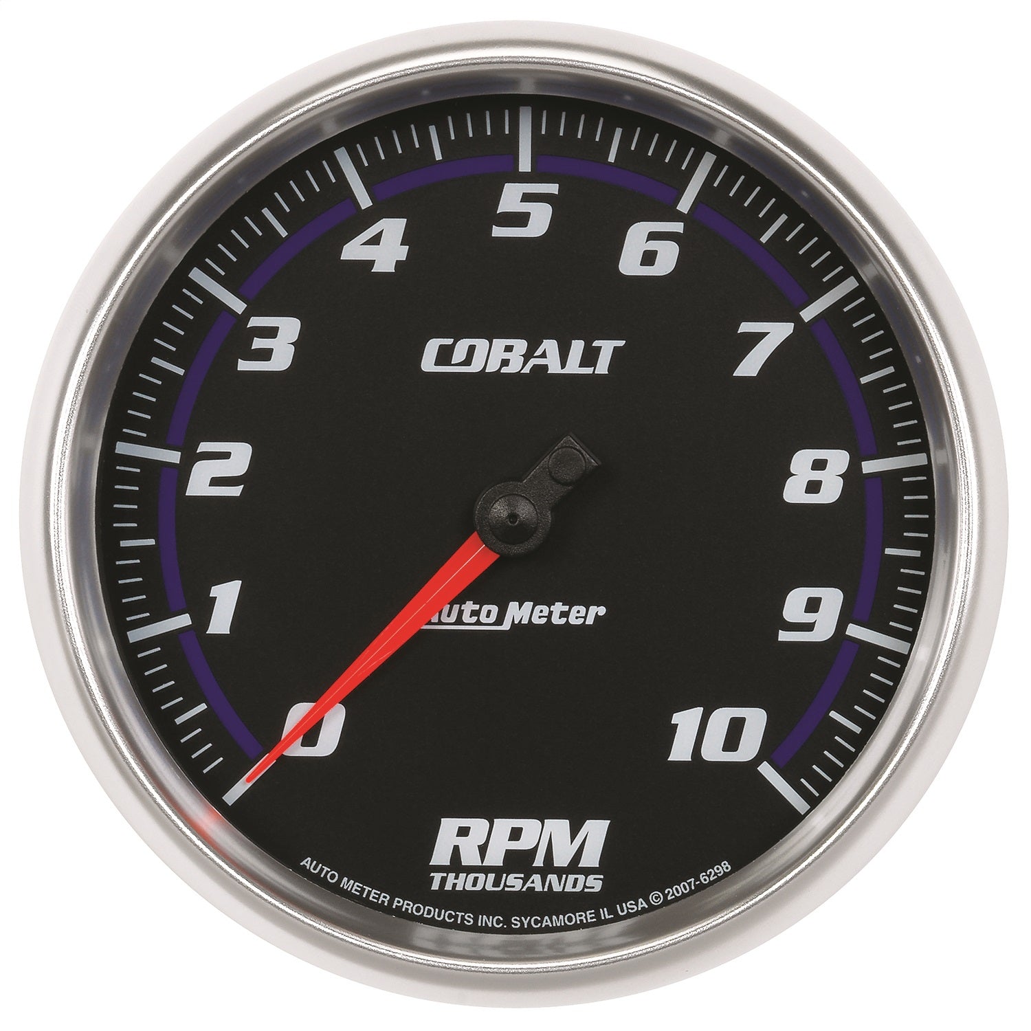 AutoMeter 6298 GAUGE; TACHOMETER; 5in.; 10K RPM; IN-DASH; COBALT AutoMeter 6298