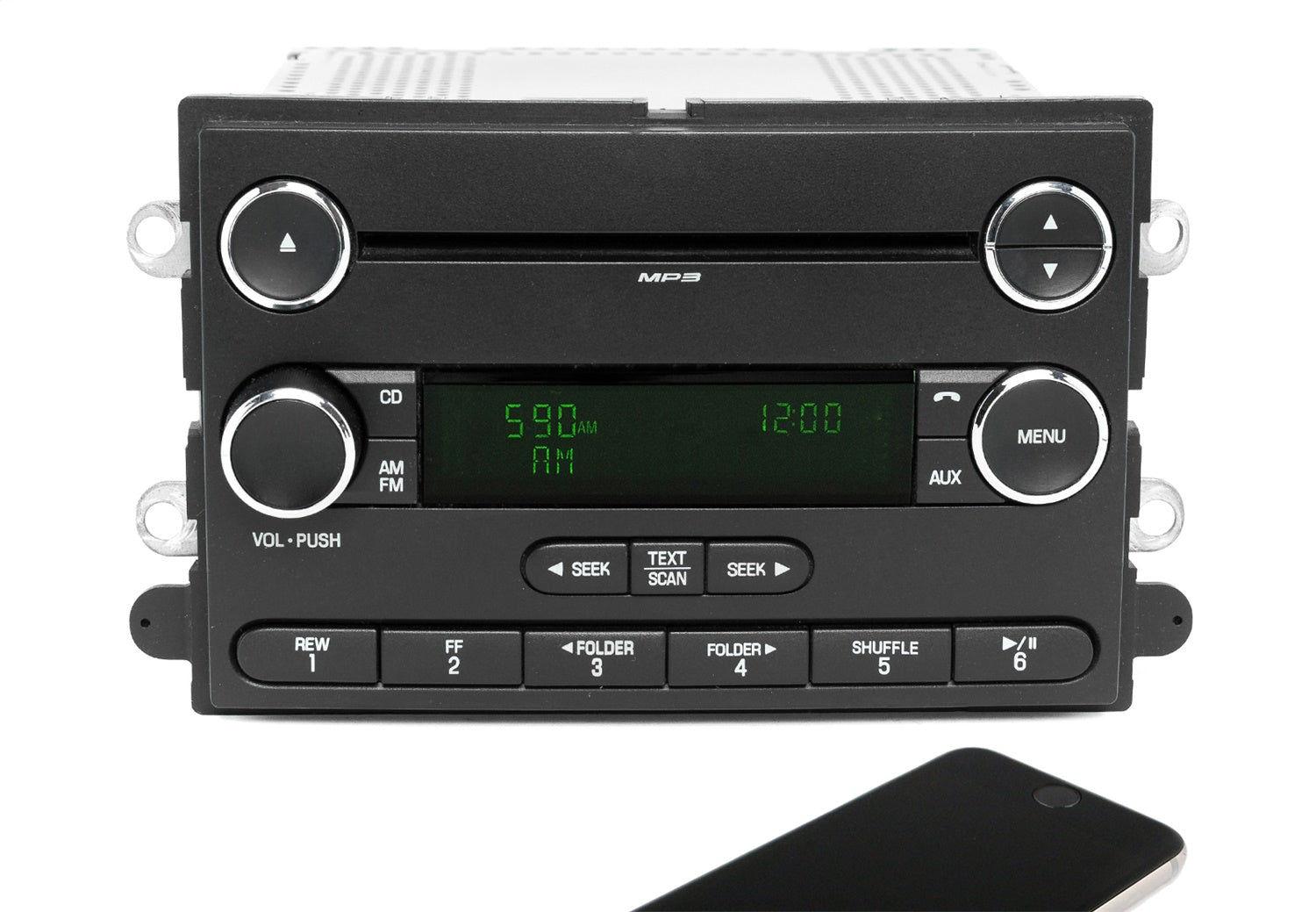 1 Factory Radio 638-00592-BT2 AM FM XM Radio CD Player 1 Factory Radio 638-00592-BT2