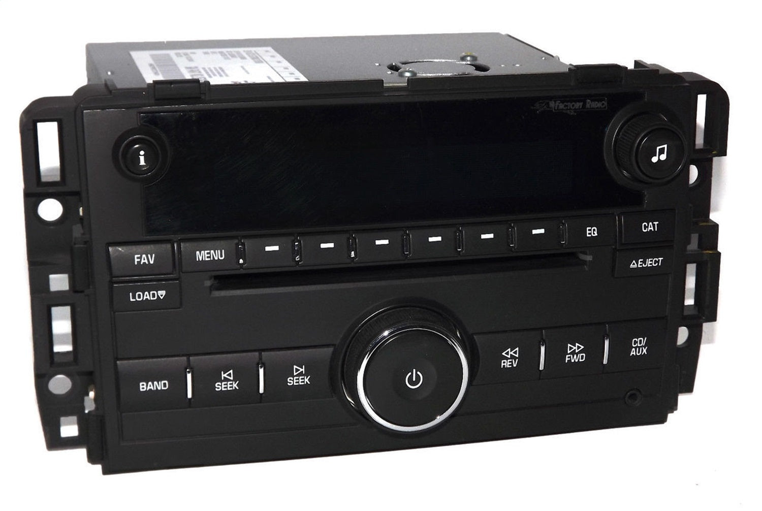 1 Factory Radio 638-00662-D3 AM/FM Radio 6 Disc CD Player 1 Factory Radio 638-00662-D3
