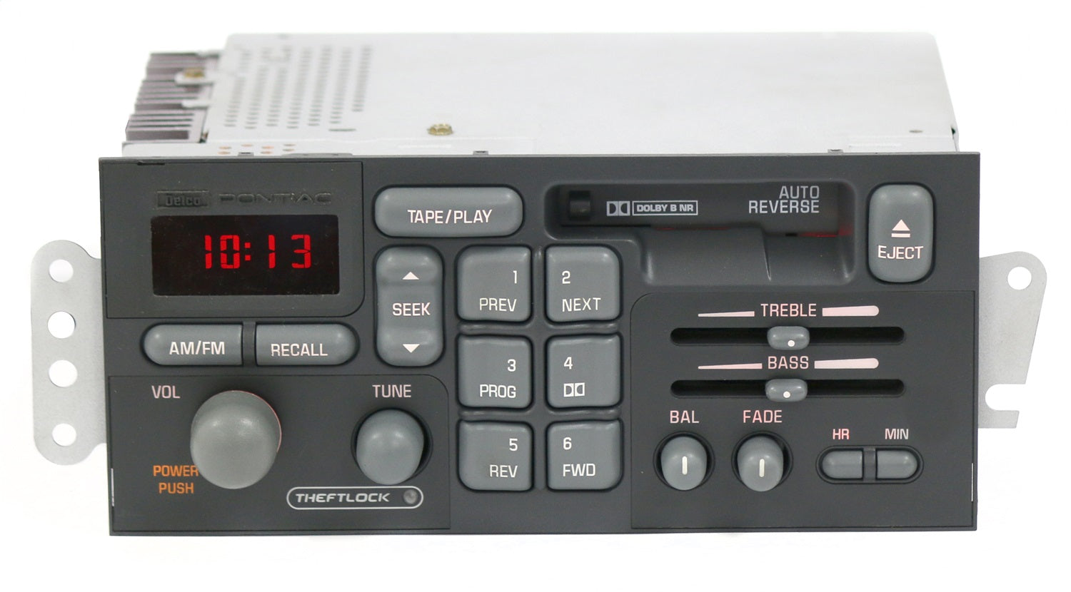 1 Factory Radio 638-01004B-NOA AM FM Radio Cassette Player; Remanufactured; Charcoal; OE Part Number: 16231672; 1 Factory Radio 638-01004B-NOA