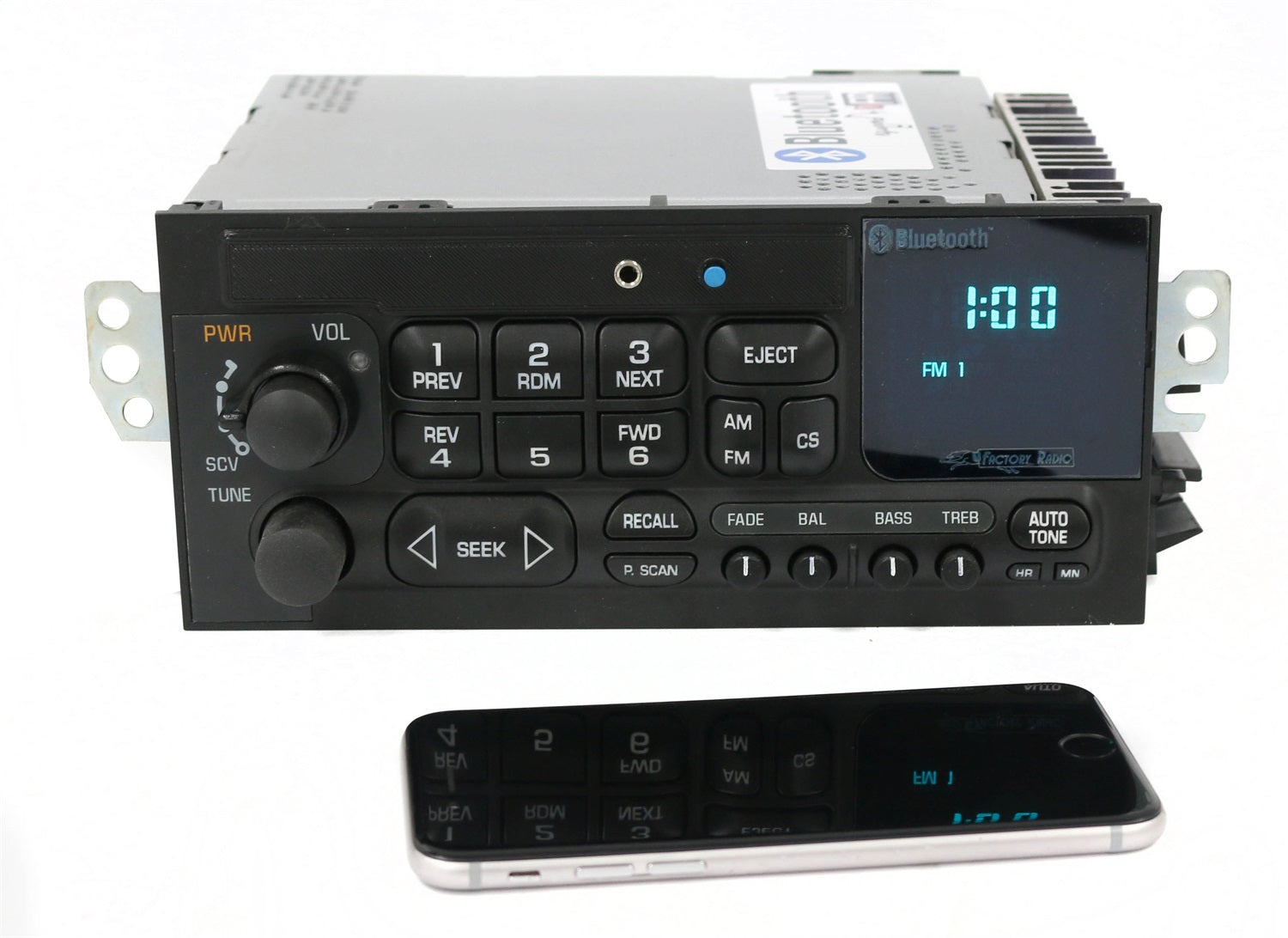 1 Factory Radio 638-01007-A-BT AM FM Radio 1 Factory Radio 638-01007-A-BT
