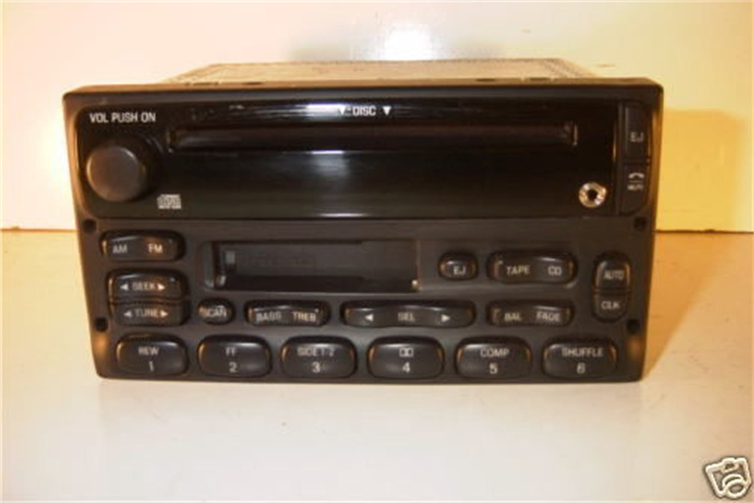 1 Factory Radio 638-01139-A AM/FM Radio CD Cassette Player 1 Factory Radio 638-01139-A