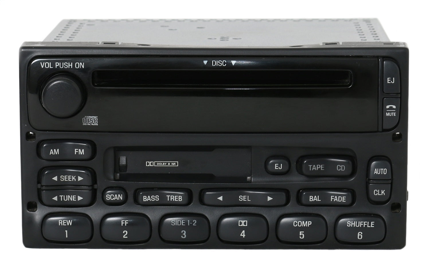 1 Factory Radio 638-01174B-NOA AM/FM Radio CD Cassette Player 1 Factory Radio 638-01174B-NOA