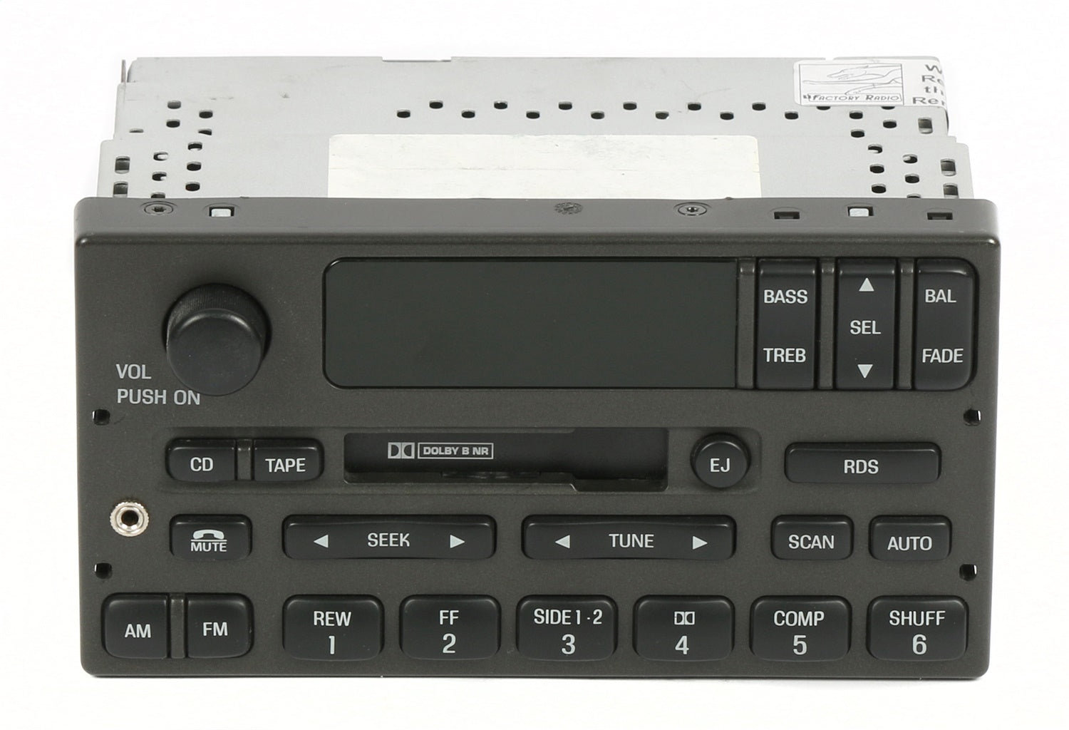 1 Factory Radio 638-01259-A2 AM/FM Radio Cassette Player 1 Factory Radio 638-01259-A2