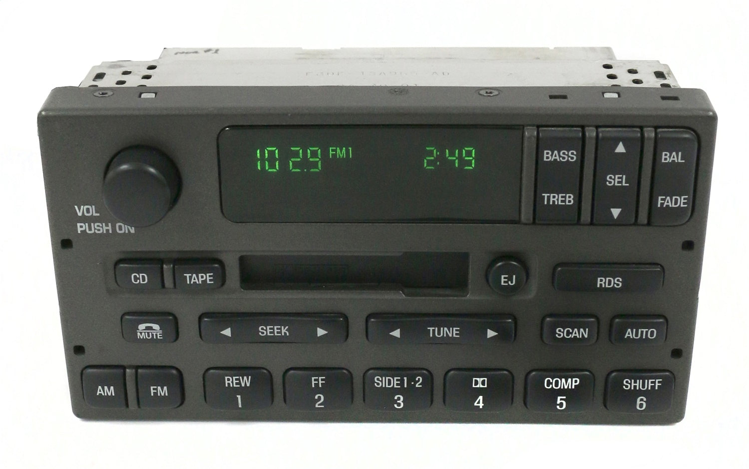 1 Factory Radio 638-01259-NOA2 AM/FM Radio Cassette Player 1 Factory Radio 638-01259-NOA2