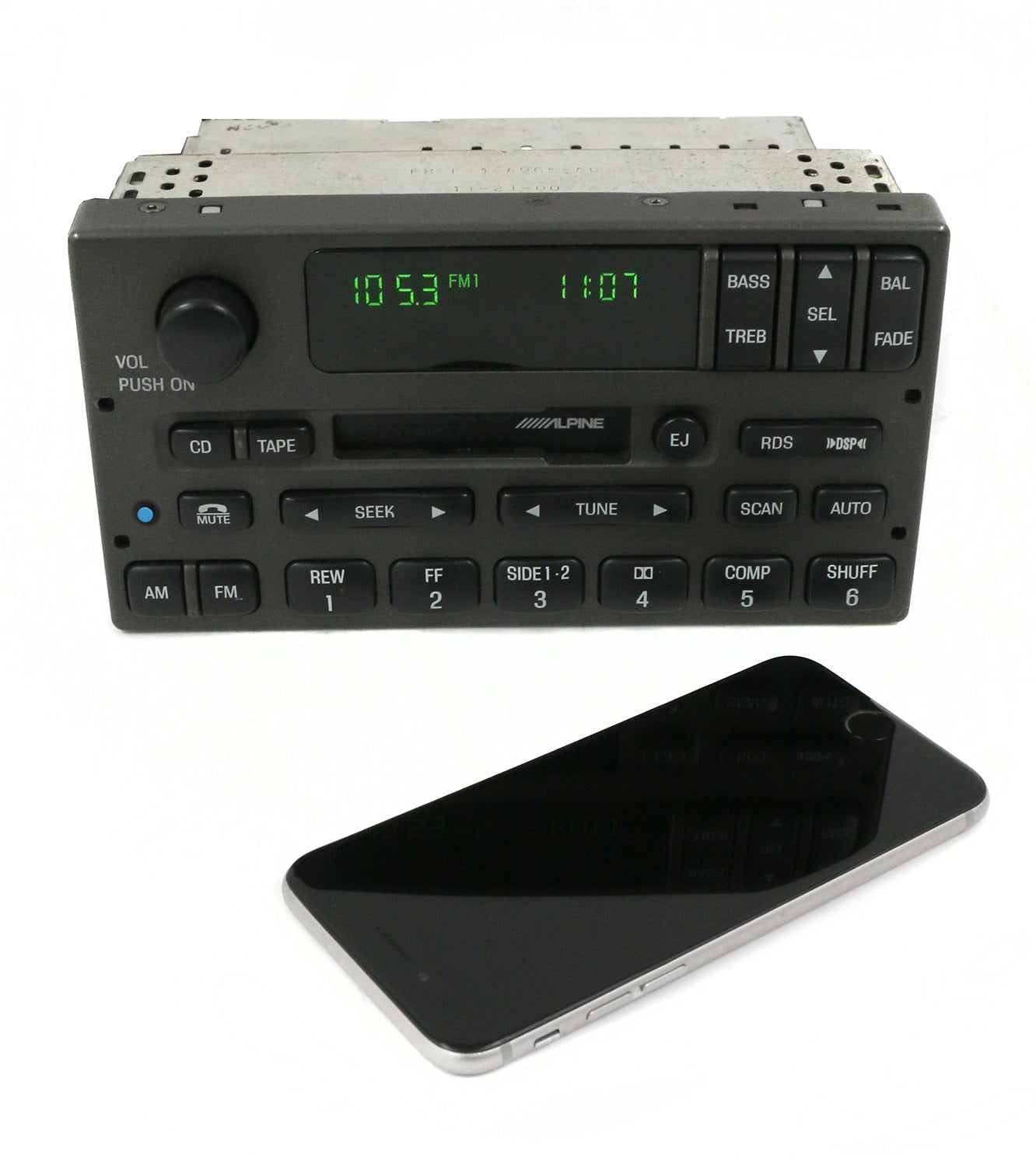 1 Factory Radio 638-01260-BT AM FM Radio Cassette Player 1 Factory Radio 638-01260-BT
