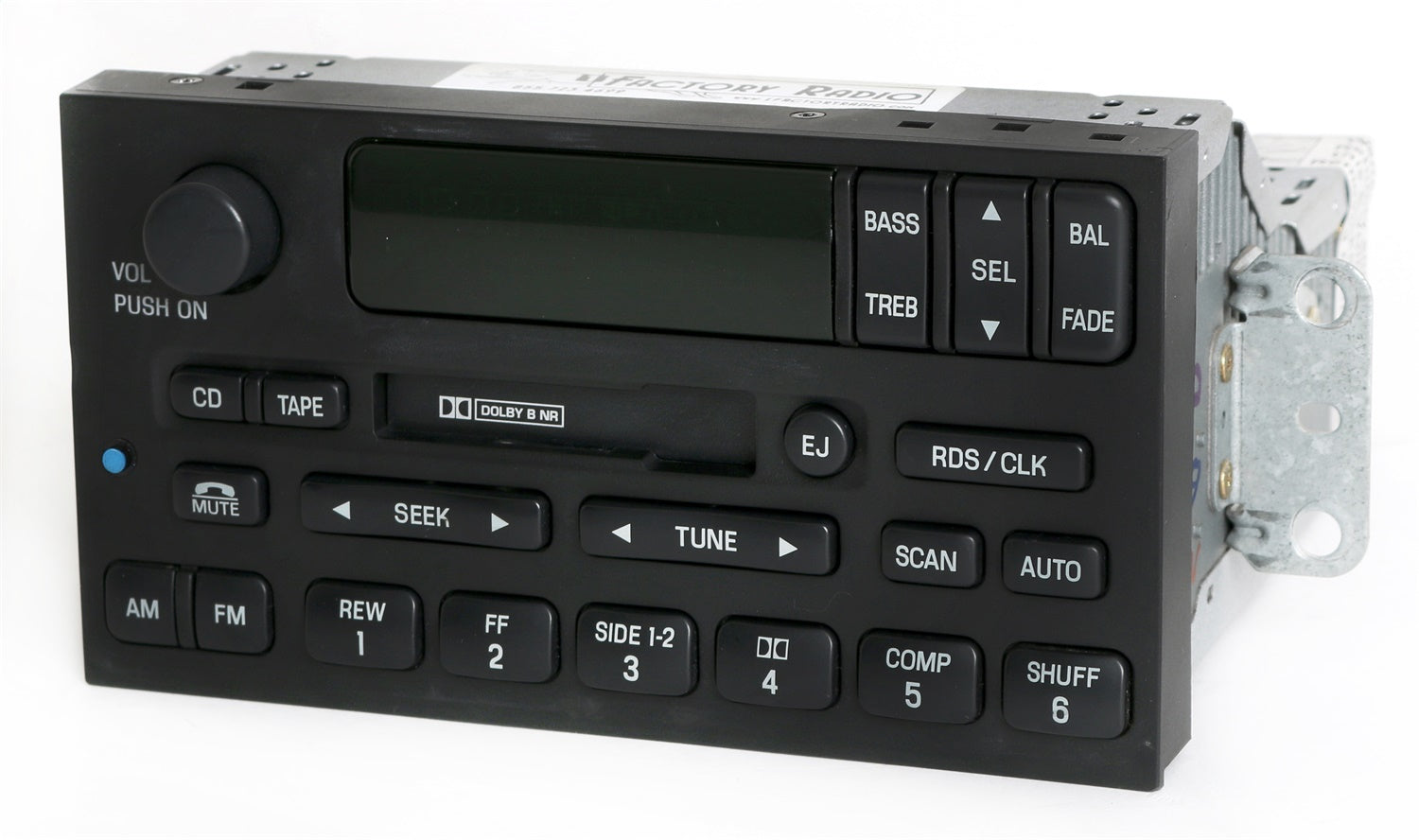 1 Factory Radio 638-01275-BT AM/FM Radio Cassette Player 1 Factory Radio 638-01275-BT