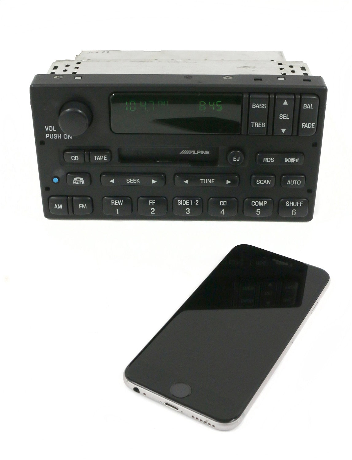 1 Factory Radio 638-01414-BT AM FM Radio Cassette Player 1 Factory Radio 638-01414-BT