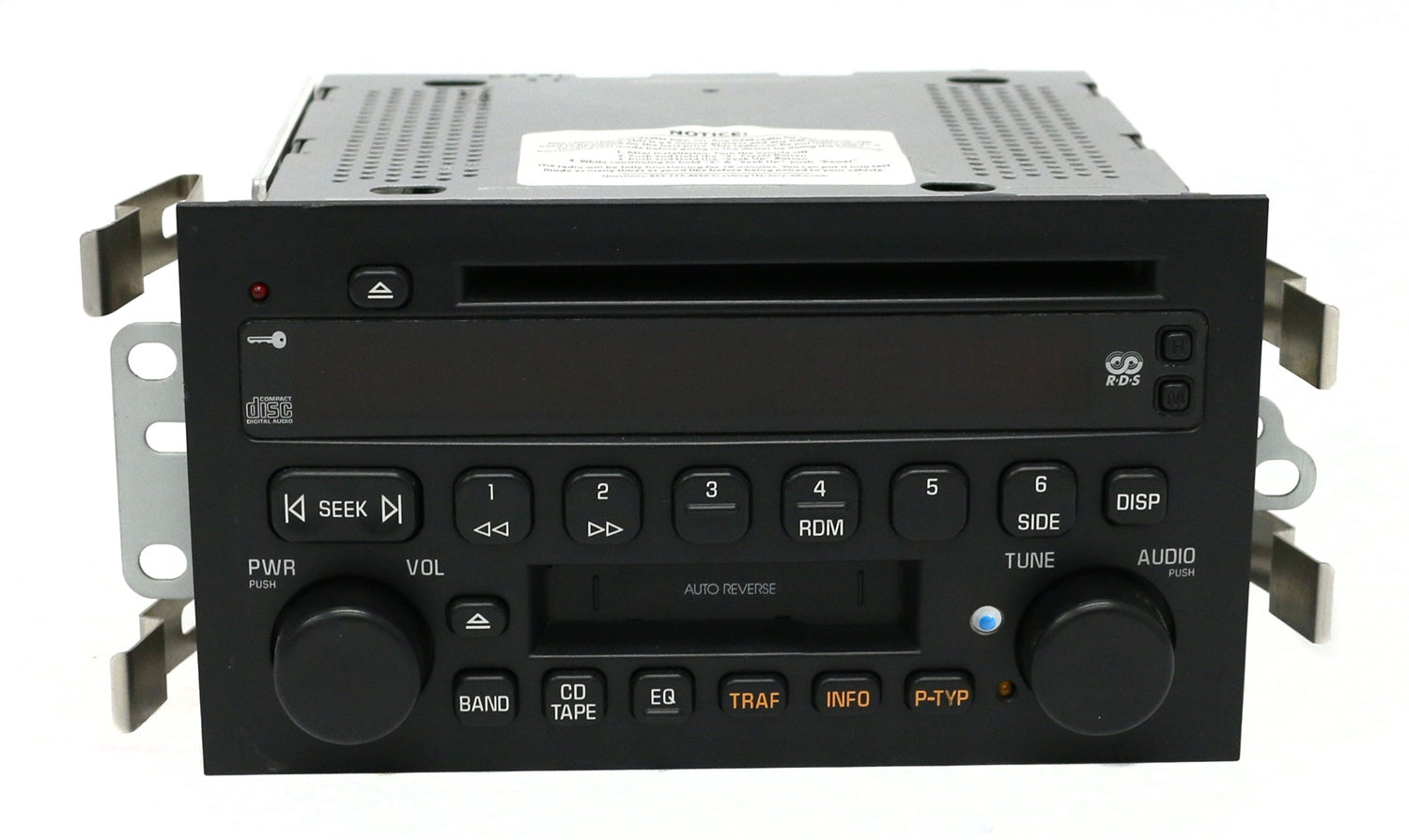 1 Factory Radio 638-01426-BT AM FM Radio CD Cassette Player 1 Factory Radio 638-01426-BT
