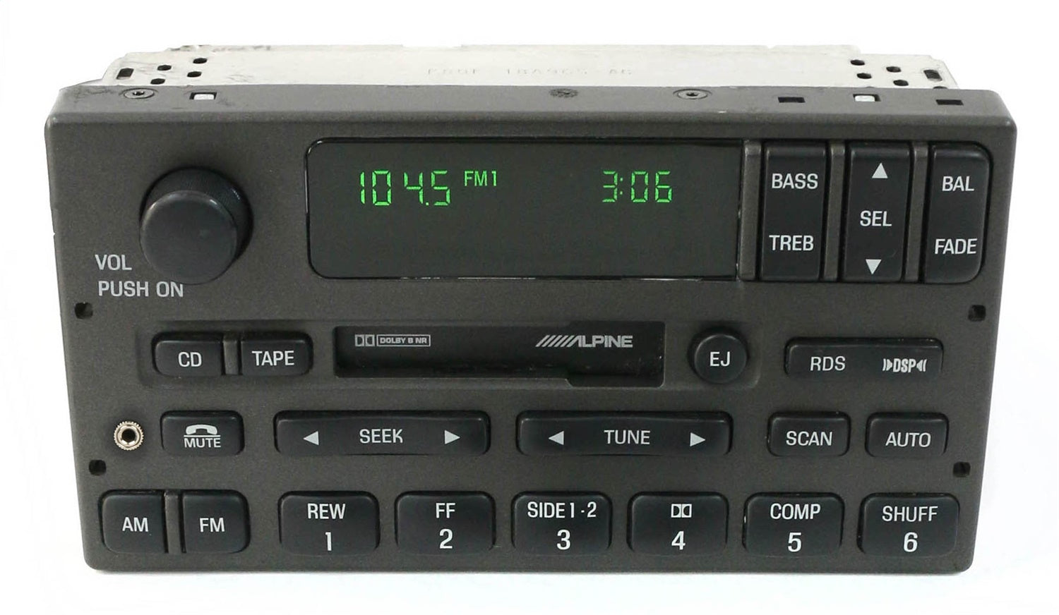 1 Factory Radio 638-01609-A AM FM Radio Cassette Player 1 Factory Radio 638-01609-A