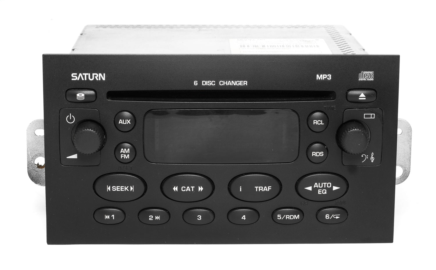 1 Factory Radio 638-01622F-NOA AM/FM Radio 6 Disc CD Player; Remanufactured; Black; OE Part Number: 21994365; 1 Factory Radio 638-01622F-NOA