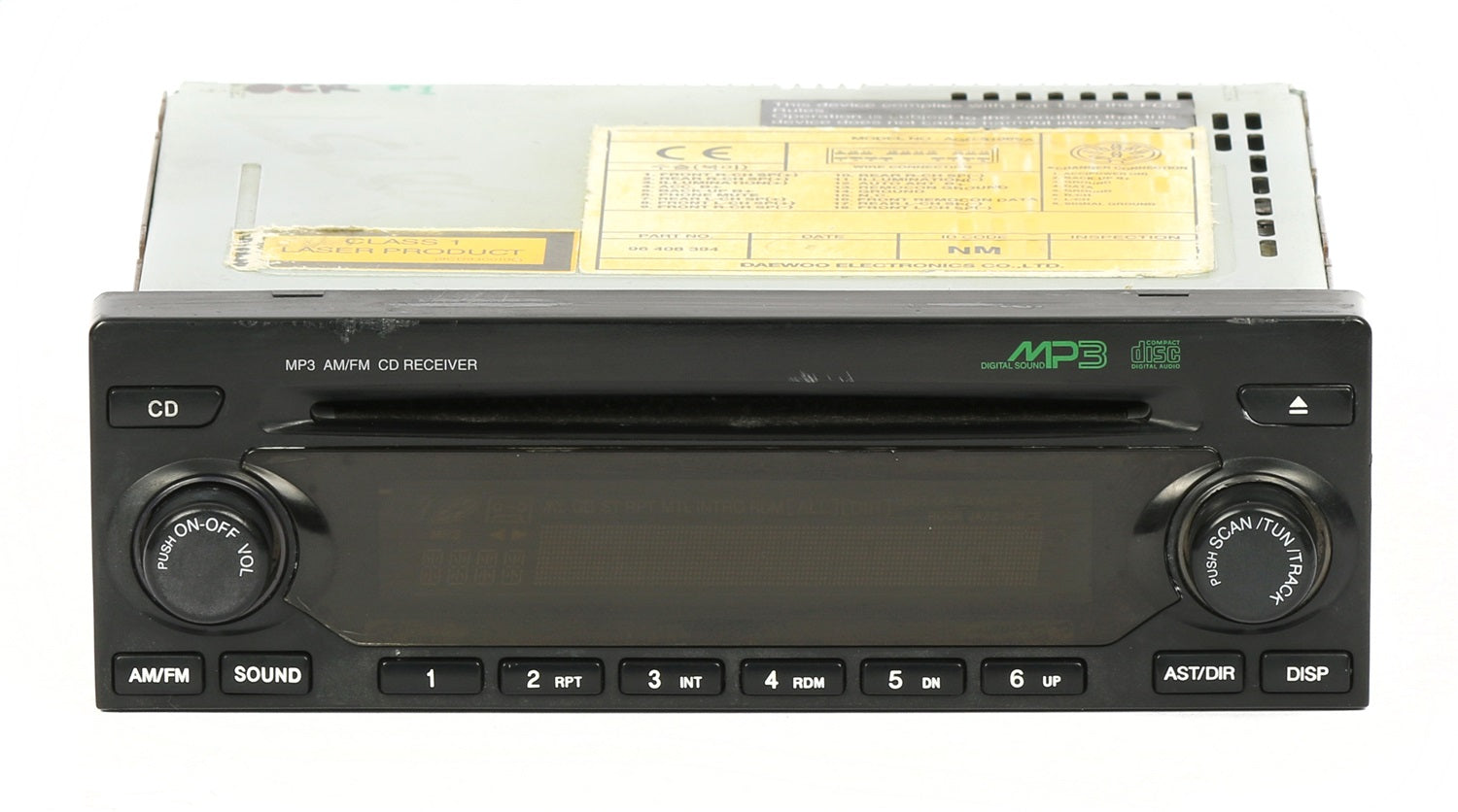 1 Factory Radio 638-01753-NOA AM FM Radio MP3 CD Player 1 Factory Radio 638-01753-NOA