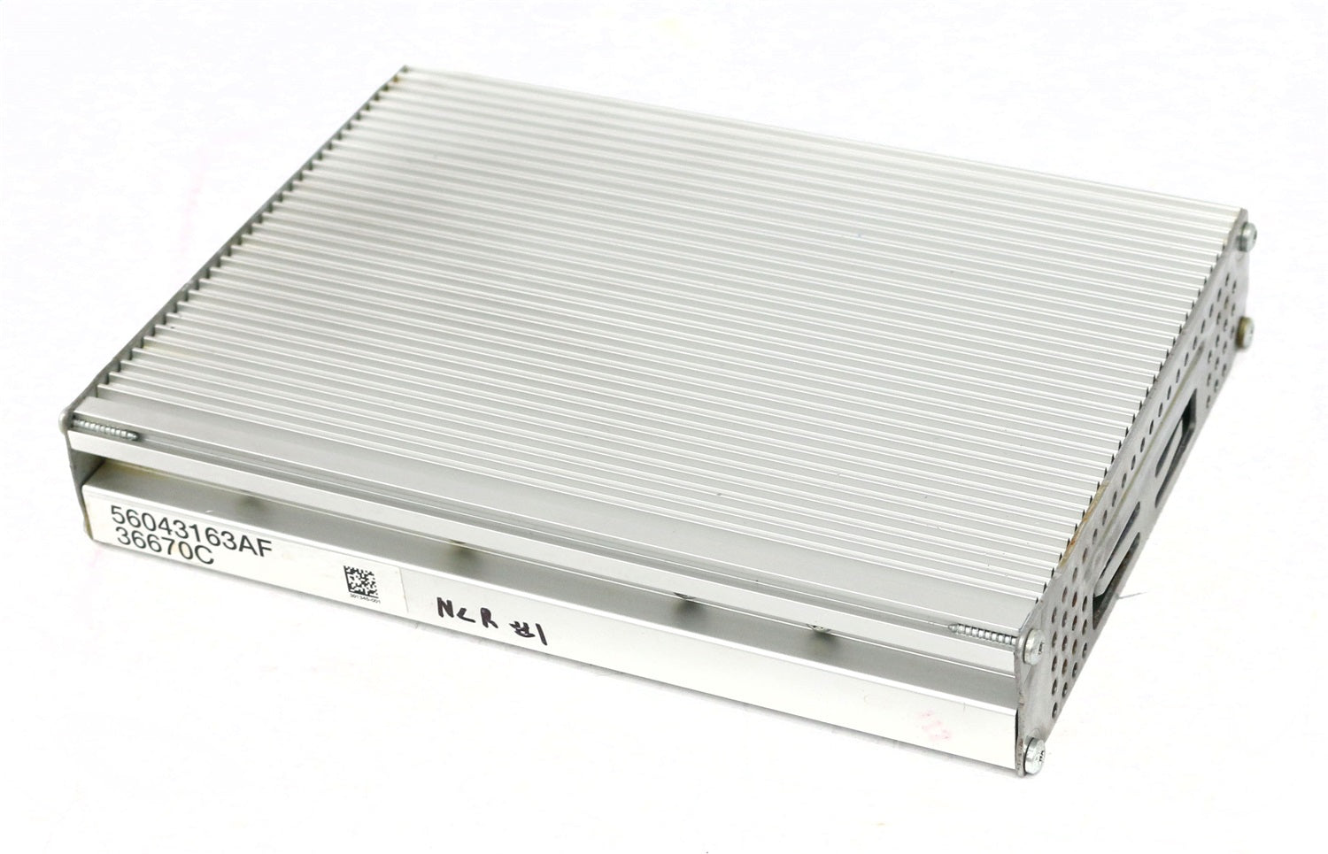1 Factory Radio 638-01771-NOA Radio Amplifier; Remanufactured; Metallic; OE Part Number: 56043163AF; 1 Factory Radio 638-01771-NOA