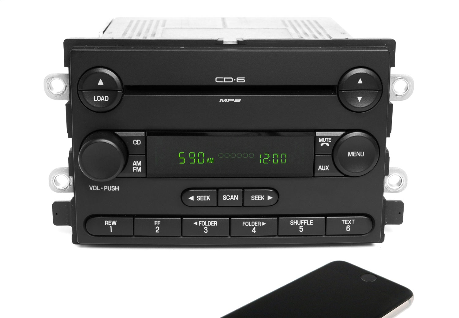 1 Factory Radio 638-02222-BT AM/FM Radio 6 Disc CD Player 1 Factory Radio 638-02222-BT