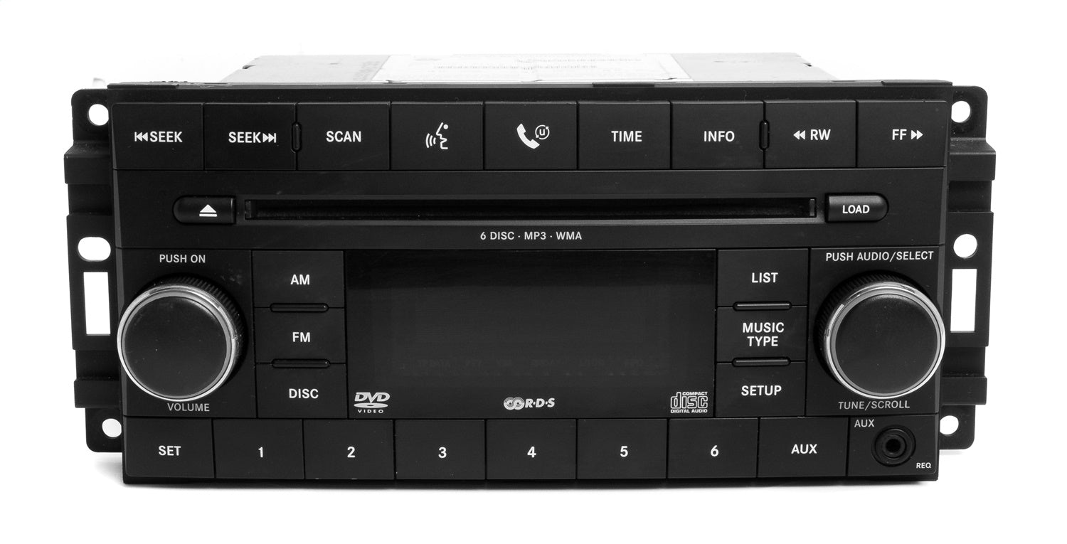 1 Factory Radio 638-02318-D-NOA AM/FM Radio 6 Disc DVD Player 1 Factory Radio 638-02318-D-NOA