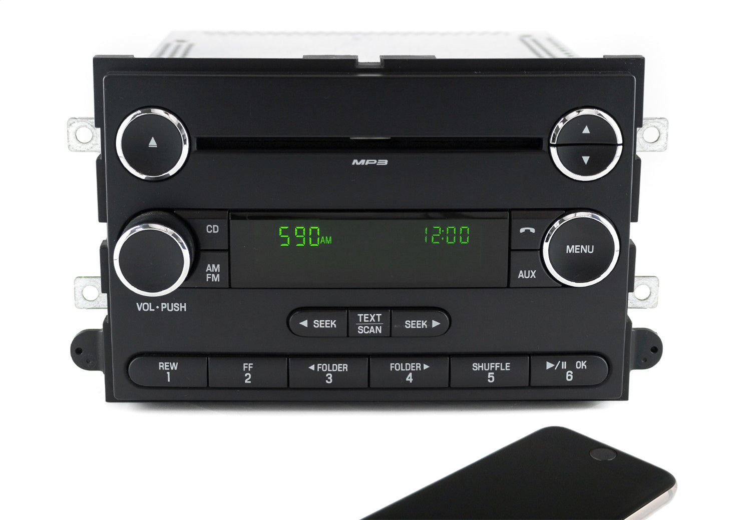 1 Factory Radio 638-02439-BT AM FM XM MP3 Radio CD Player 1 Factory Radio 638-02439-BT