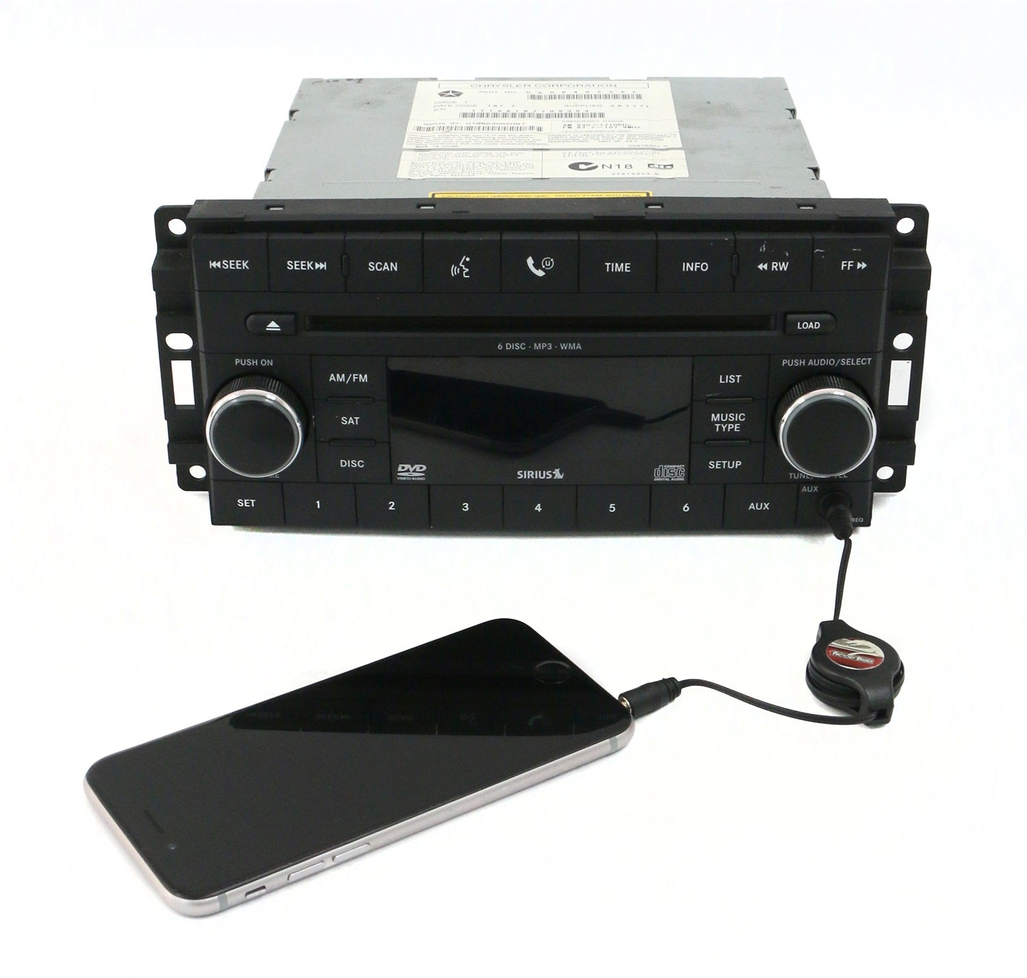 1 Factory Radio 638-02464D-D2 AM FM Radio CD DVD Player 1 Factory Radio 638-02464D-D2