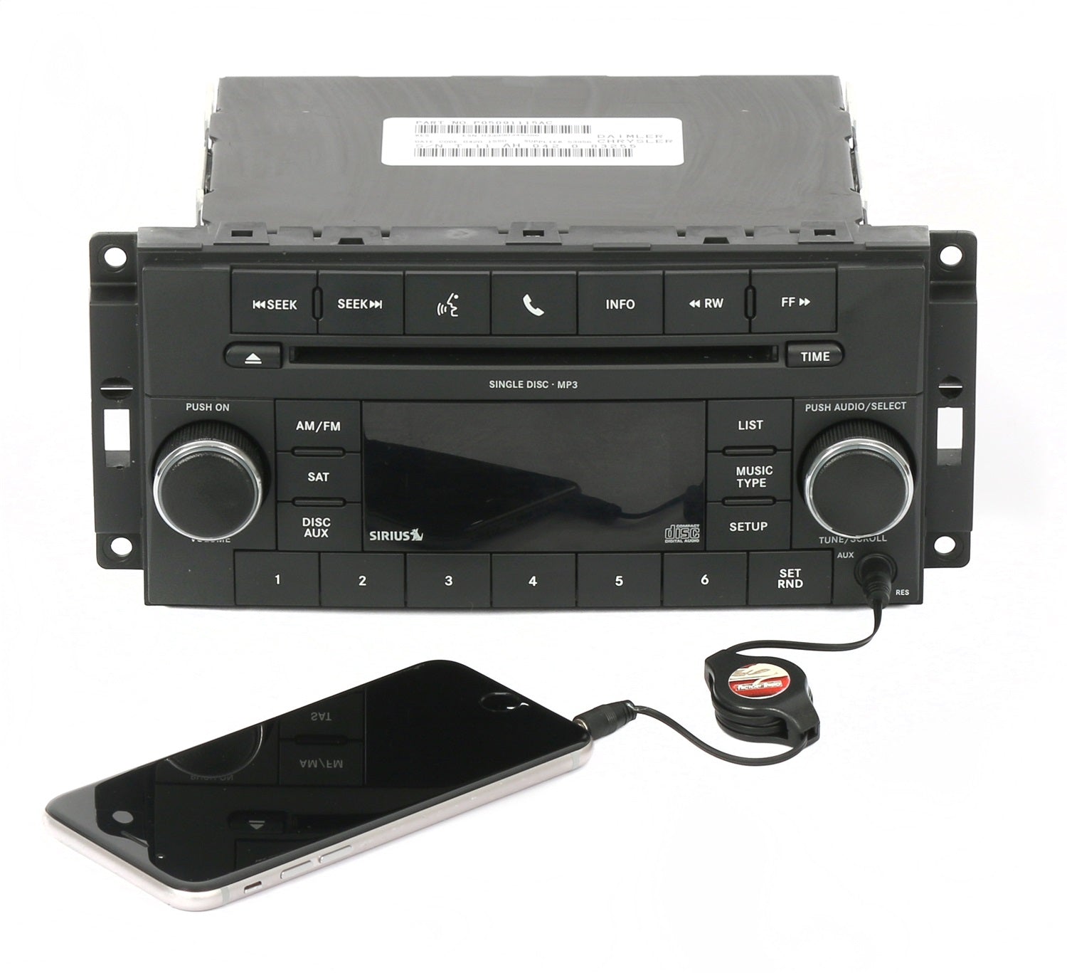 1 Factory Radio 638-02464J-D6 AM FM Radio MP3 CD Player 1 Factory Radio 638-02464J-D6