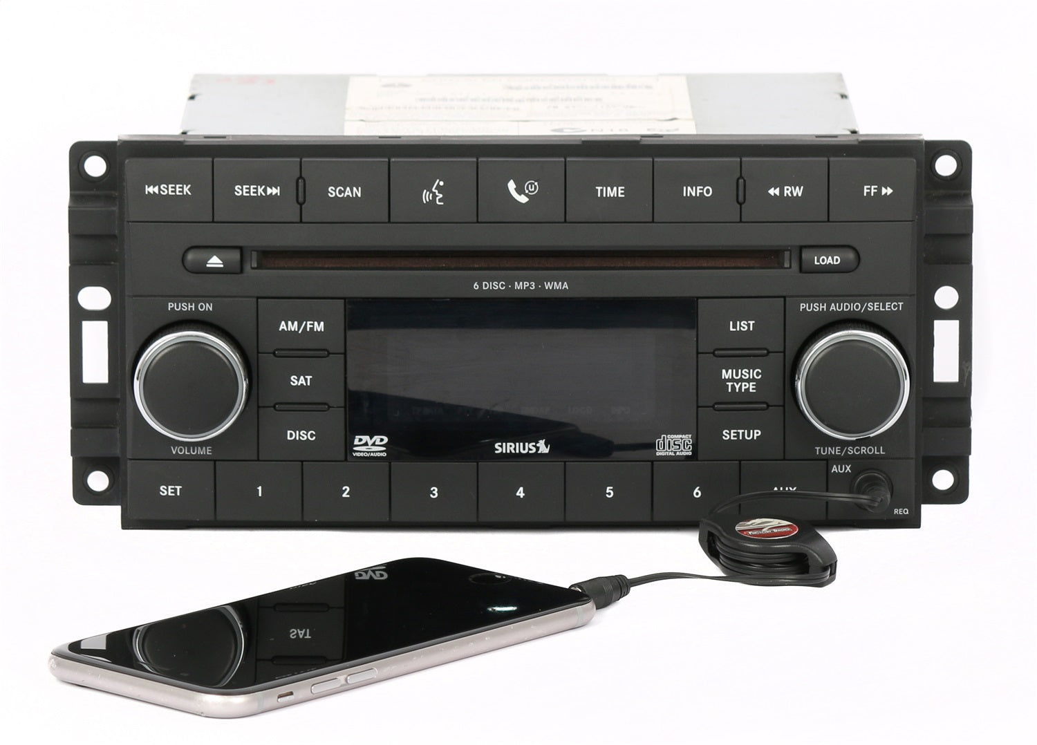 1 Factory Radio 638-02504D-NOA AM FM Radio CD DVD Player 1 Factory Radio 638-02504D-NOA