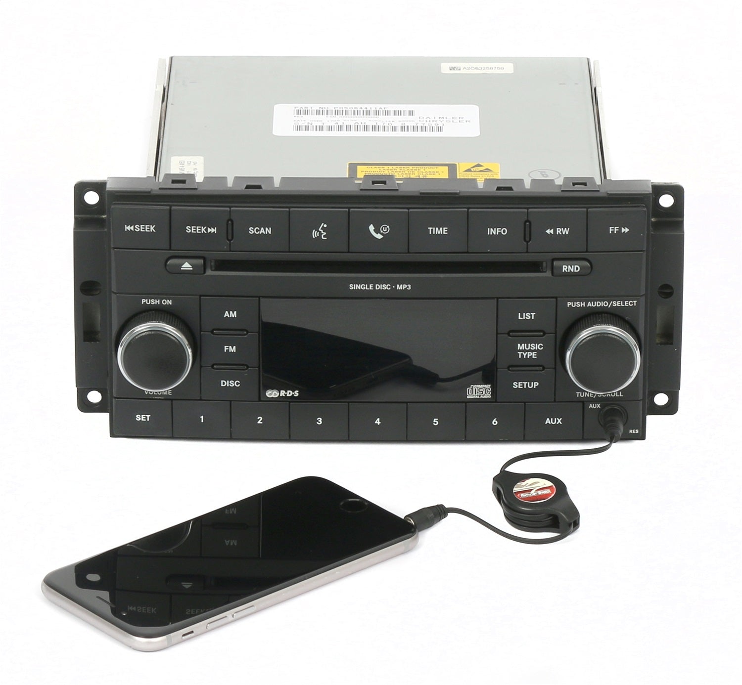 1 Factory Radio 638-02504F-D AM FM Radio MP3 CD Player 1 Factory Radio 638-02504F-D