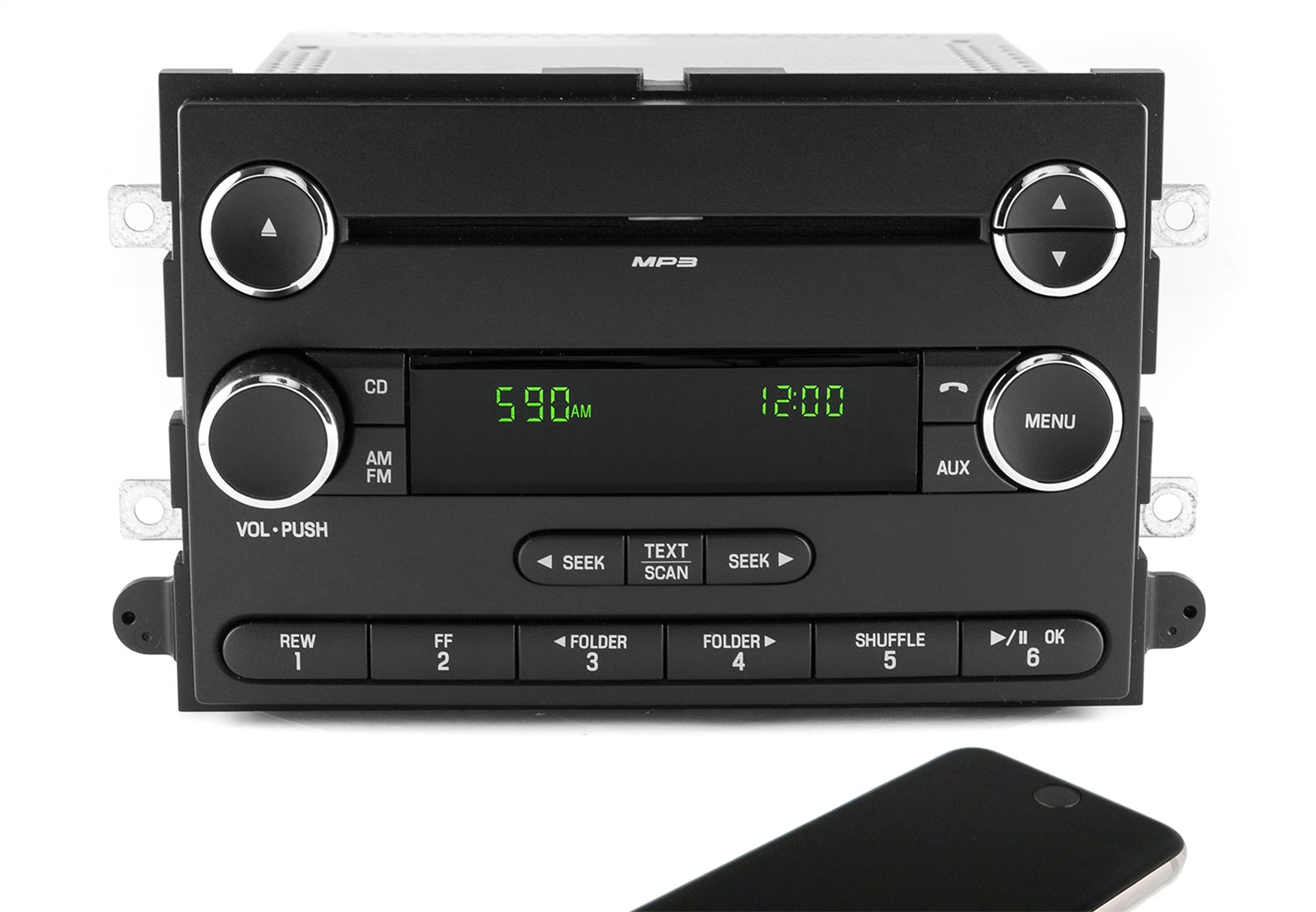 1 Factory Radio 638-02524-BT AM FM Radio MP3 CD Player 1 Factory Radio 638-02524-BT