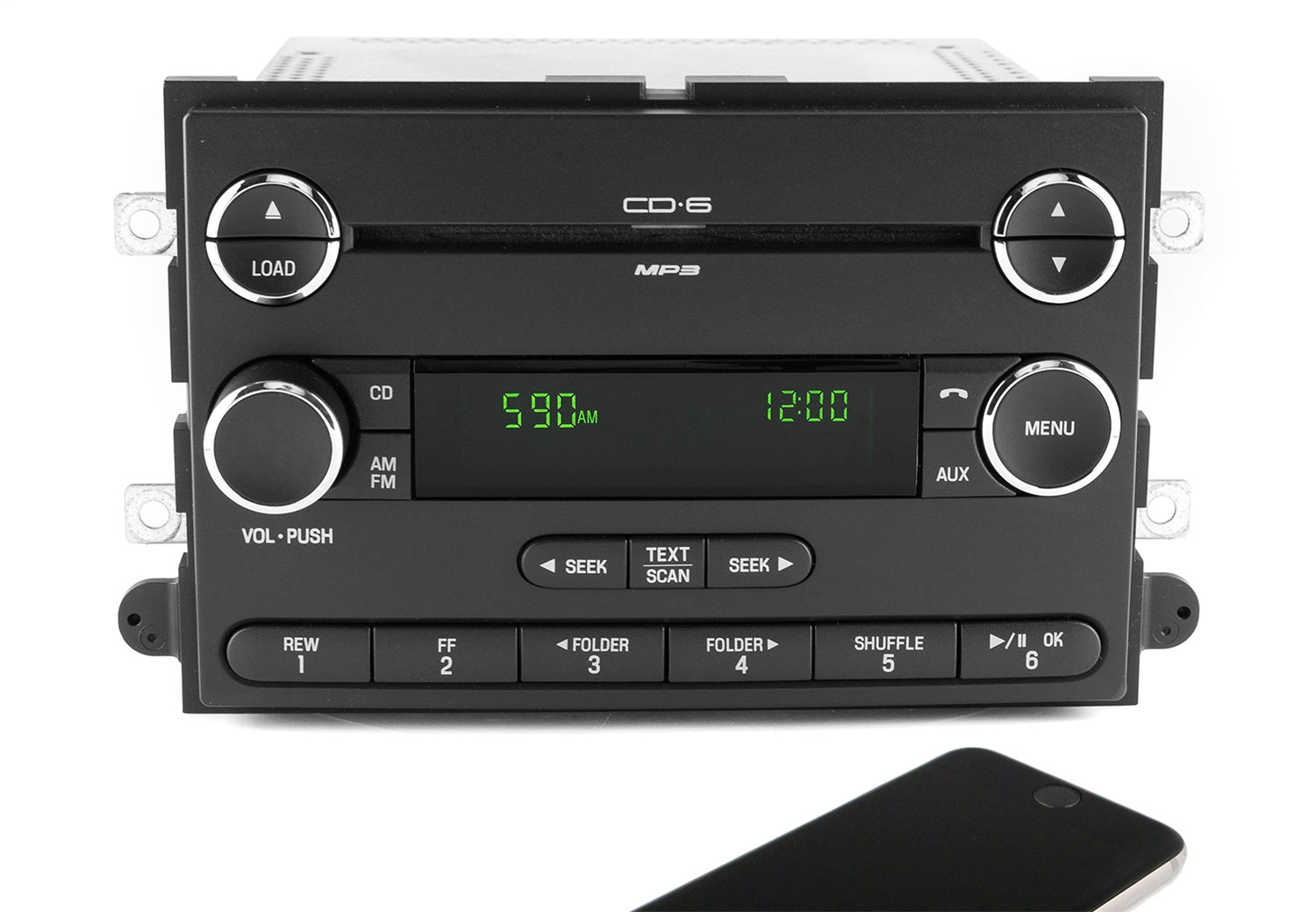 1 Factory Radio 638-02526-BT3 AM/FM Radio 6 Disc CD Player 1 Factory Radio 638-02526-BT3